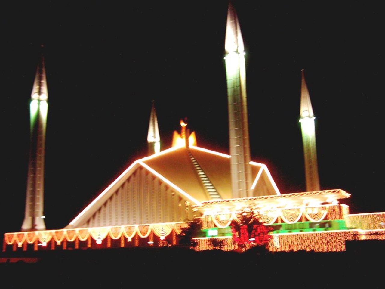1280x960 Faisal Mosque HD Wallpaper