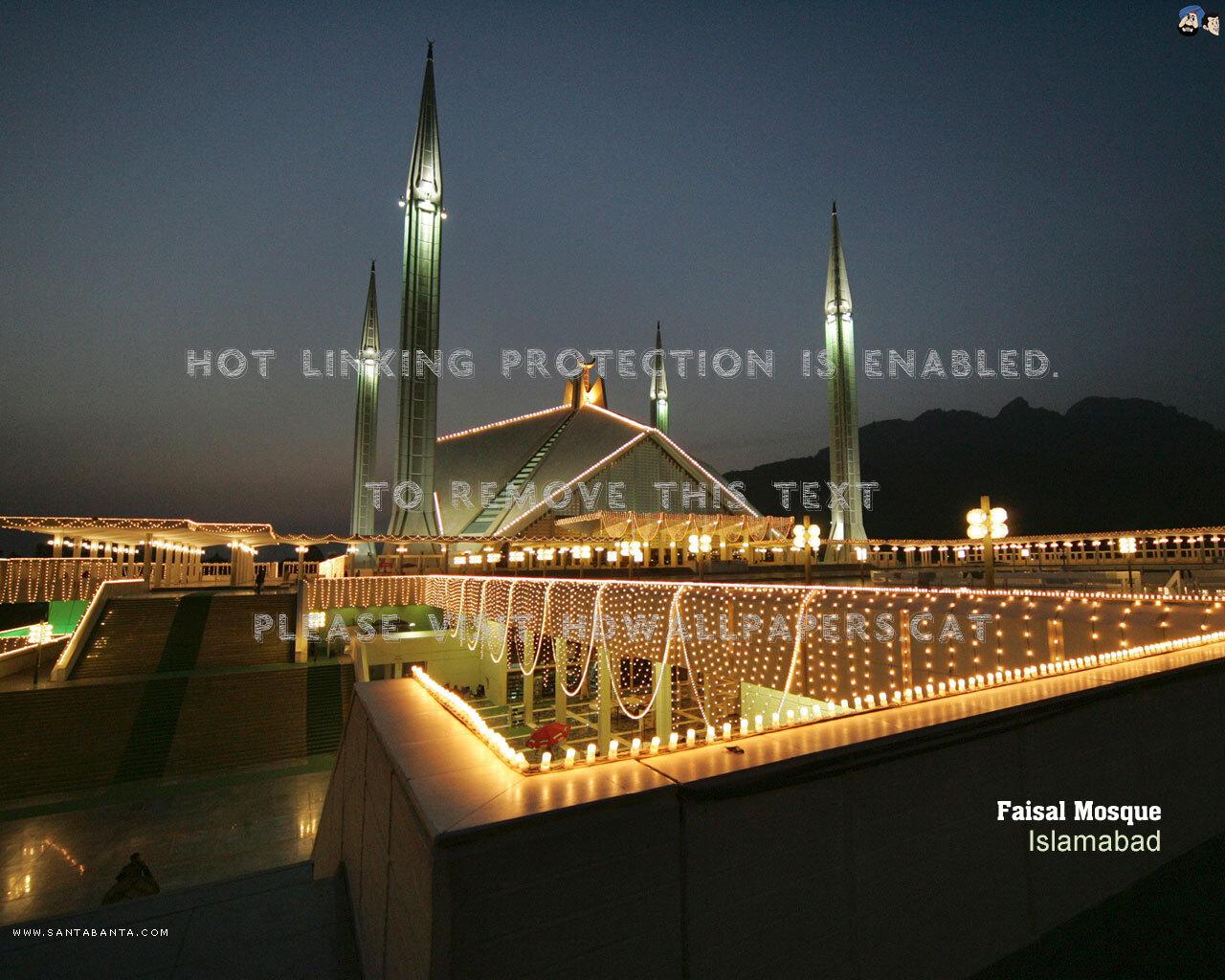 1280x1024 faisal mosque pakistan beautiful religious