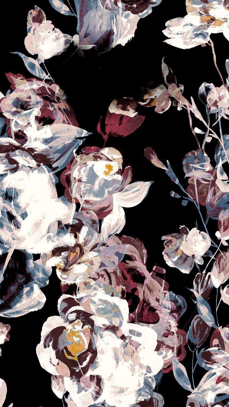 Dark Floral iPhone Wallpapers - Top Free Dark Floral iPhone Backgrounds