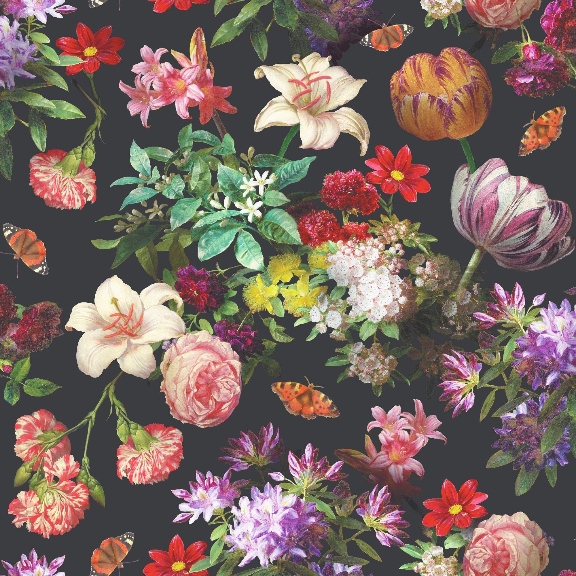 Dark Floral iPhone Wallpapers - Top Free Dark Floral iPhone Backgrounds