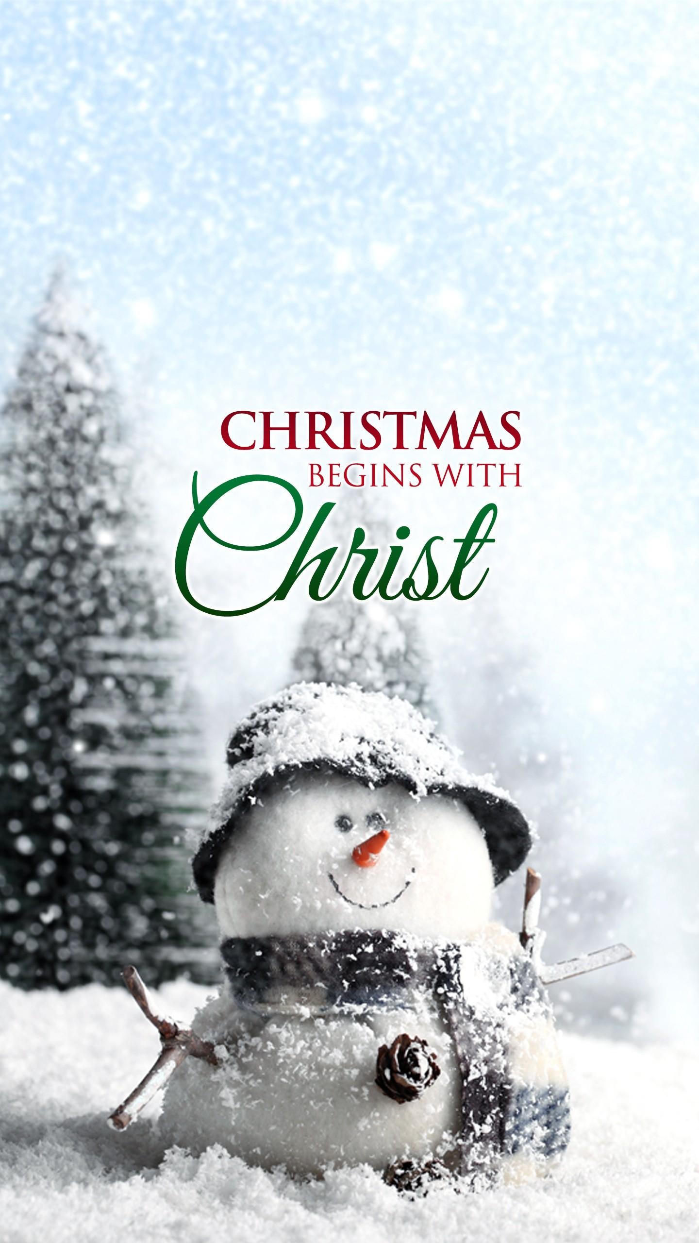 1440x2560 Religious Merry Christmas Wallpaper