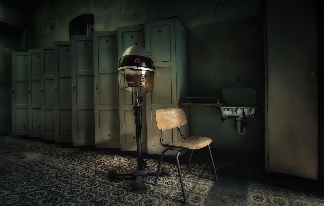 1332x850 Wallpaper room, chair, Barber image for desktop, section интерьер