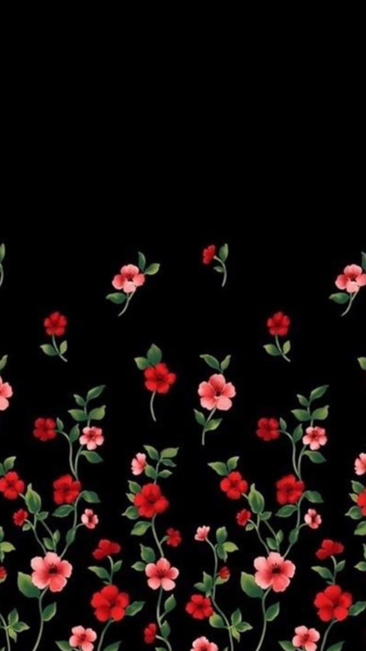 Dark Floral iPhone Wallpapers - Top Free Dark Floral iPhone Backgrounds