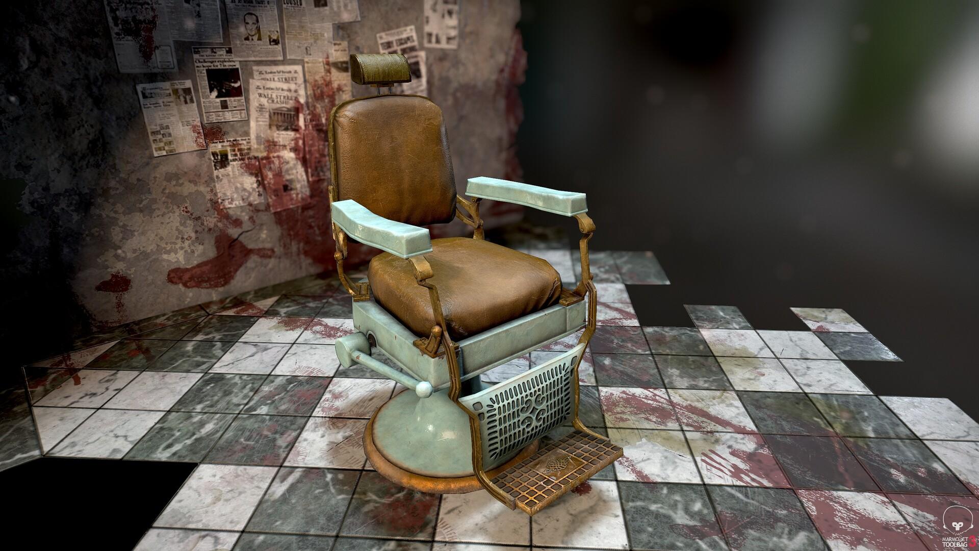 1920x1080 Barber Chair, Inna Strelkova