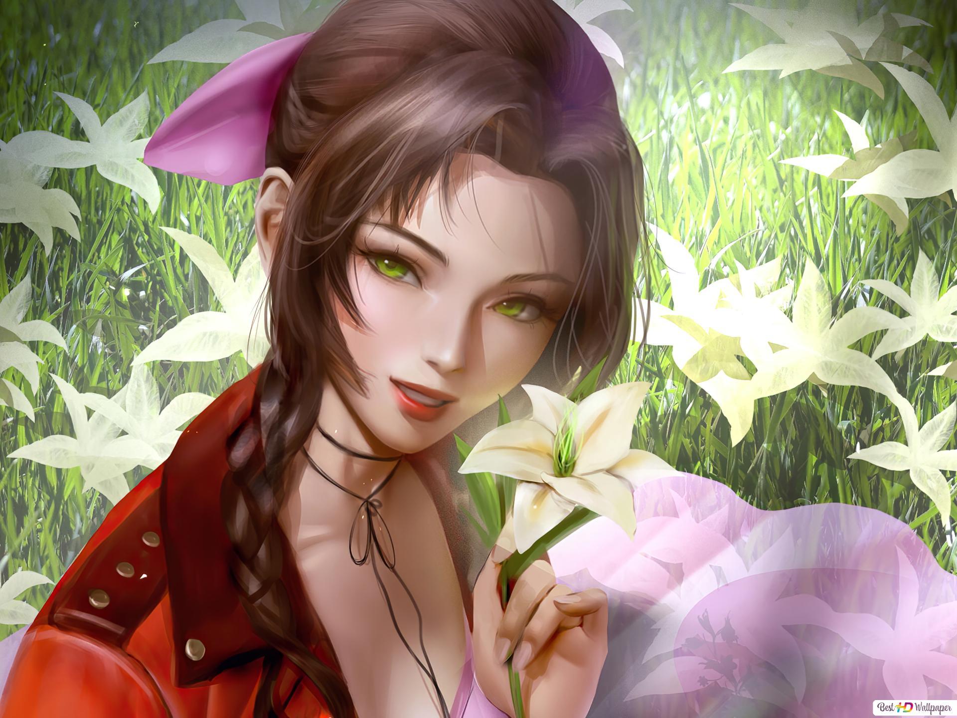 1920x1440 Aerith Gainsborough : Final Fantasy VII Remake [Video Game] HD wallpaper download