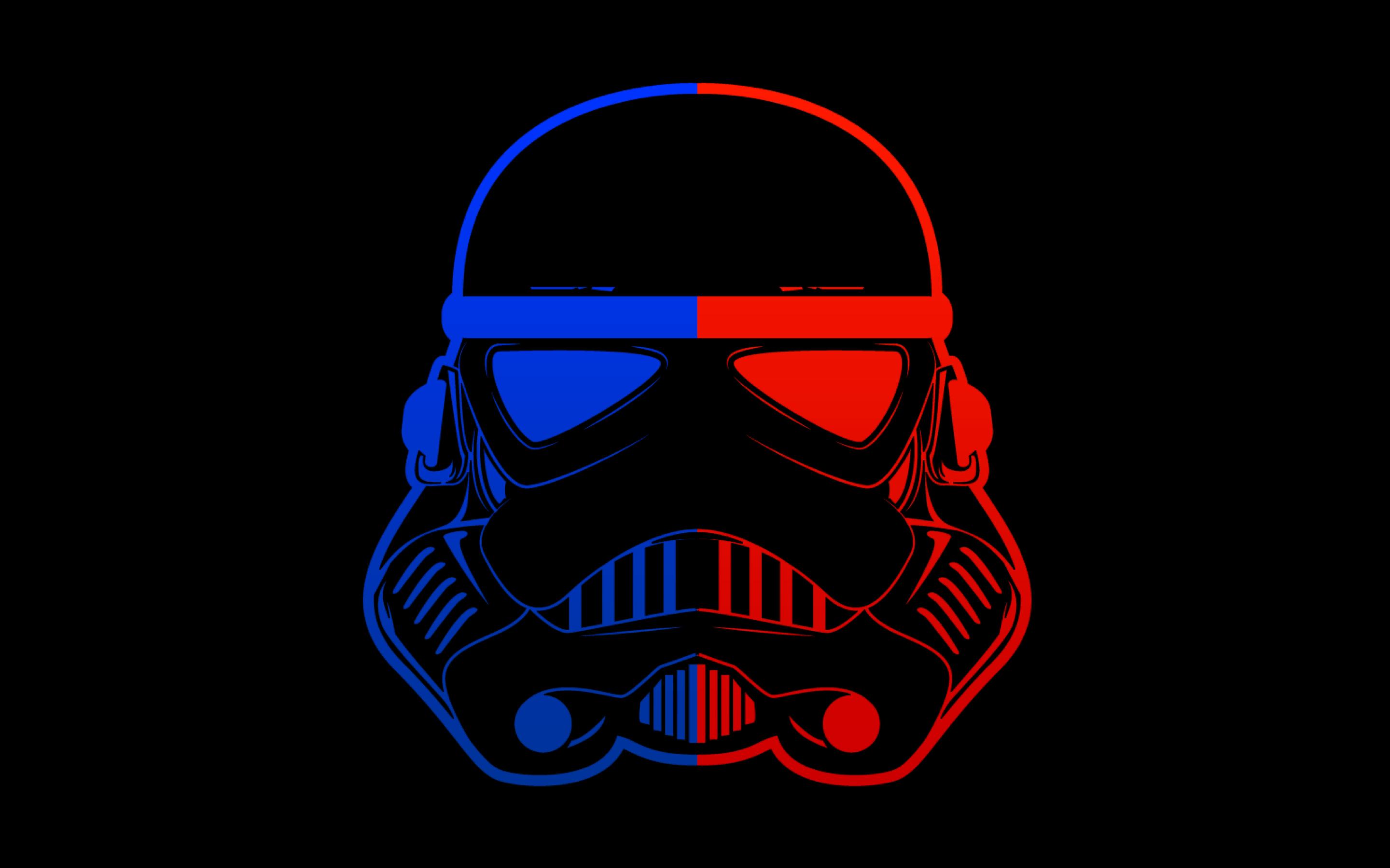 2880x1800 Stormtrooper Blue Red Mask Minimal 8k Macbook Pro Retina HD 4k Wallpaper, Image, Background, Photo and Picture