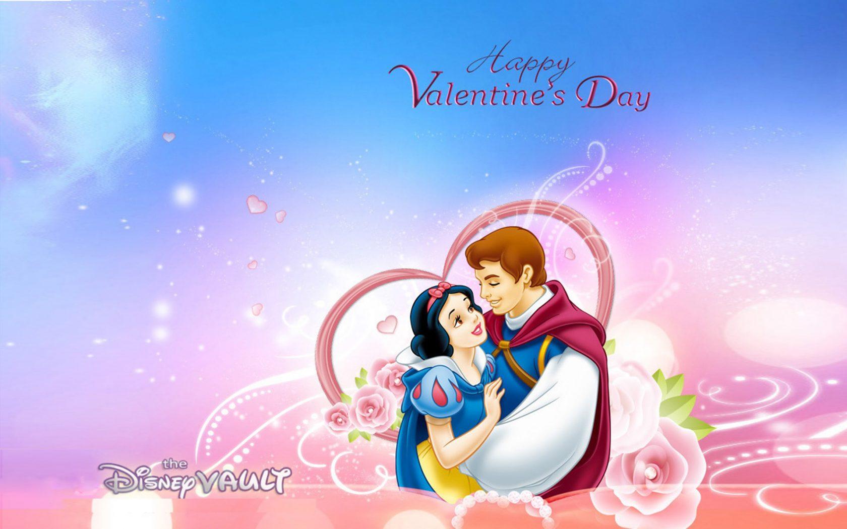 1680x1050 Snow White And The Seven Dwarfs Happy Valentines Day Love Couple Wallpaper HD 1920x1200 :