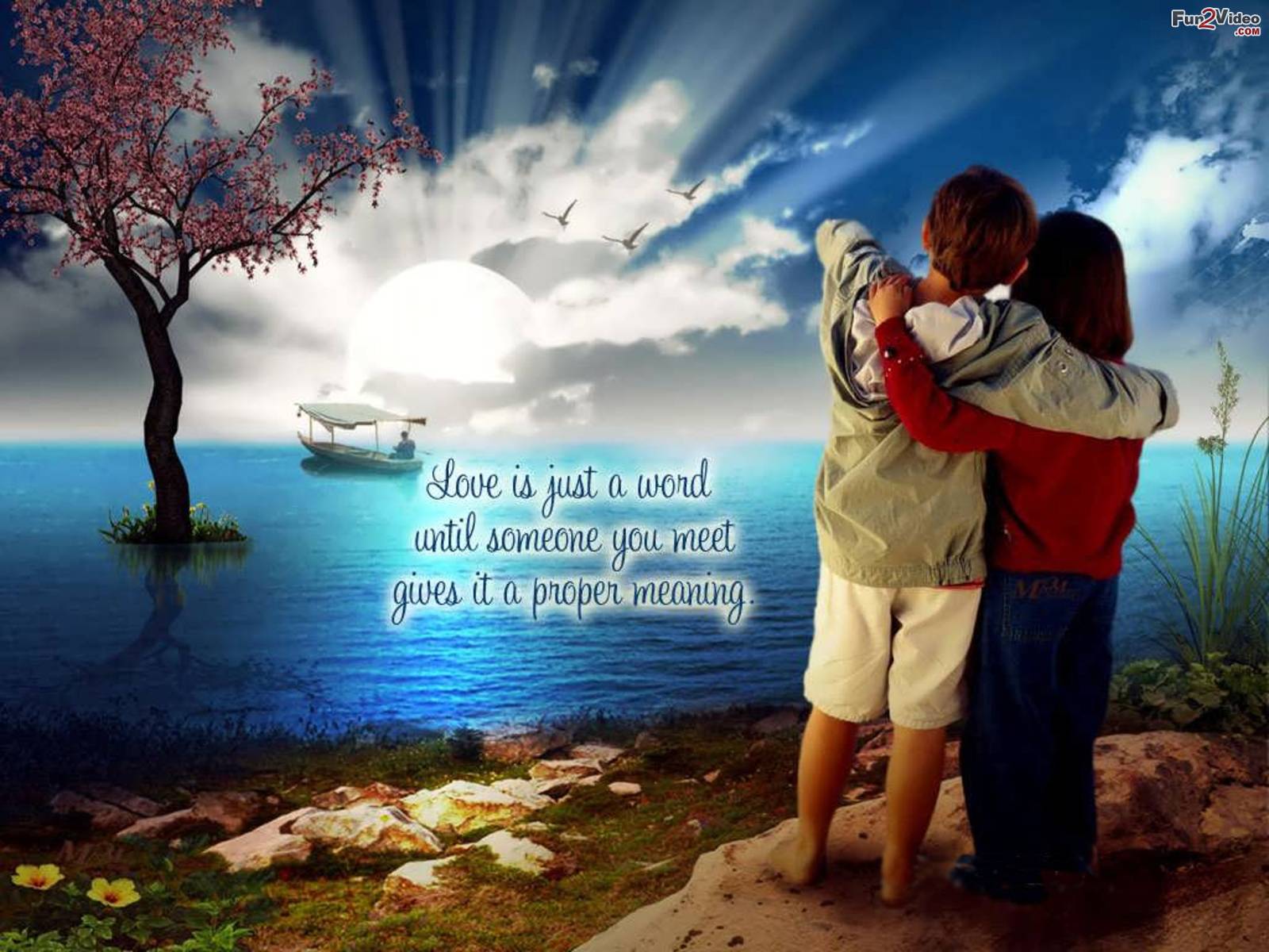 1600x1200 Love Wallpaper Of Romantic Love Couple With Love Quotes Happy New Year HD Wallpaper
