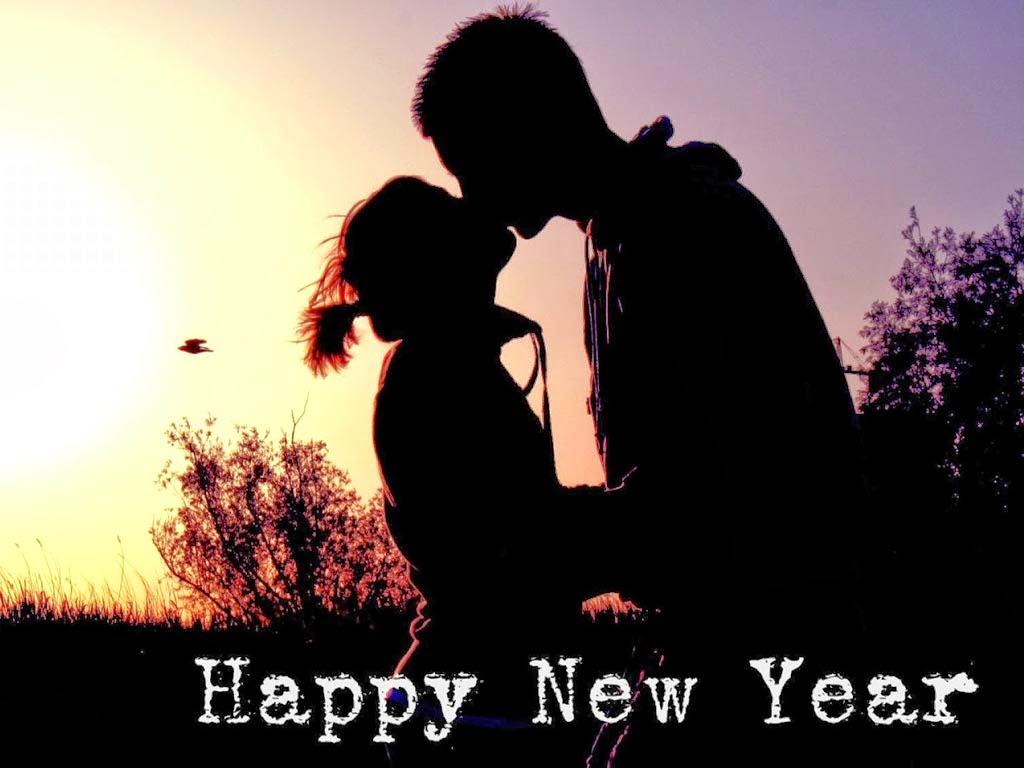 1024x768 Happy New Year Romantic Couple Wallpaper Free Wallpaper Picture