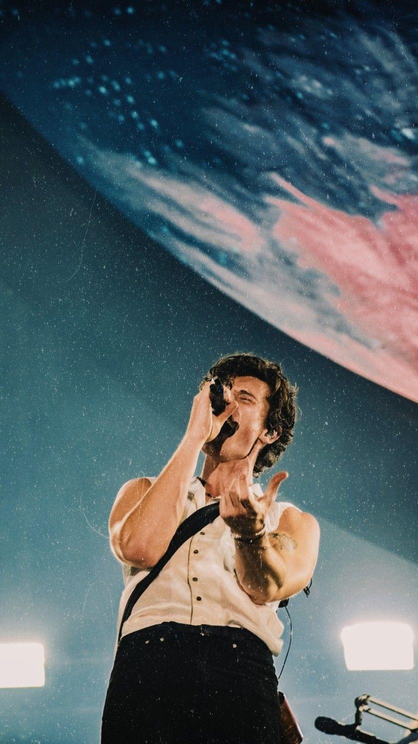 838x1490 Shawn Mendes Concert Wallpaper