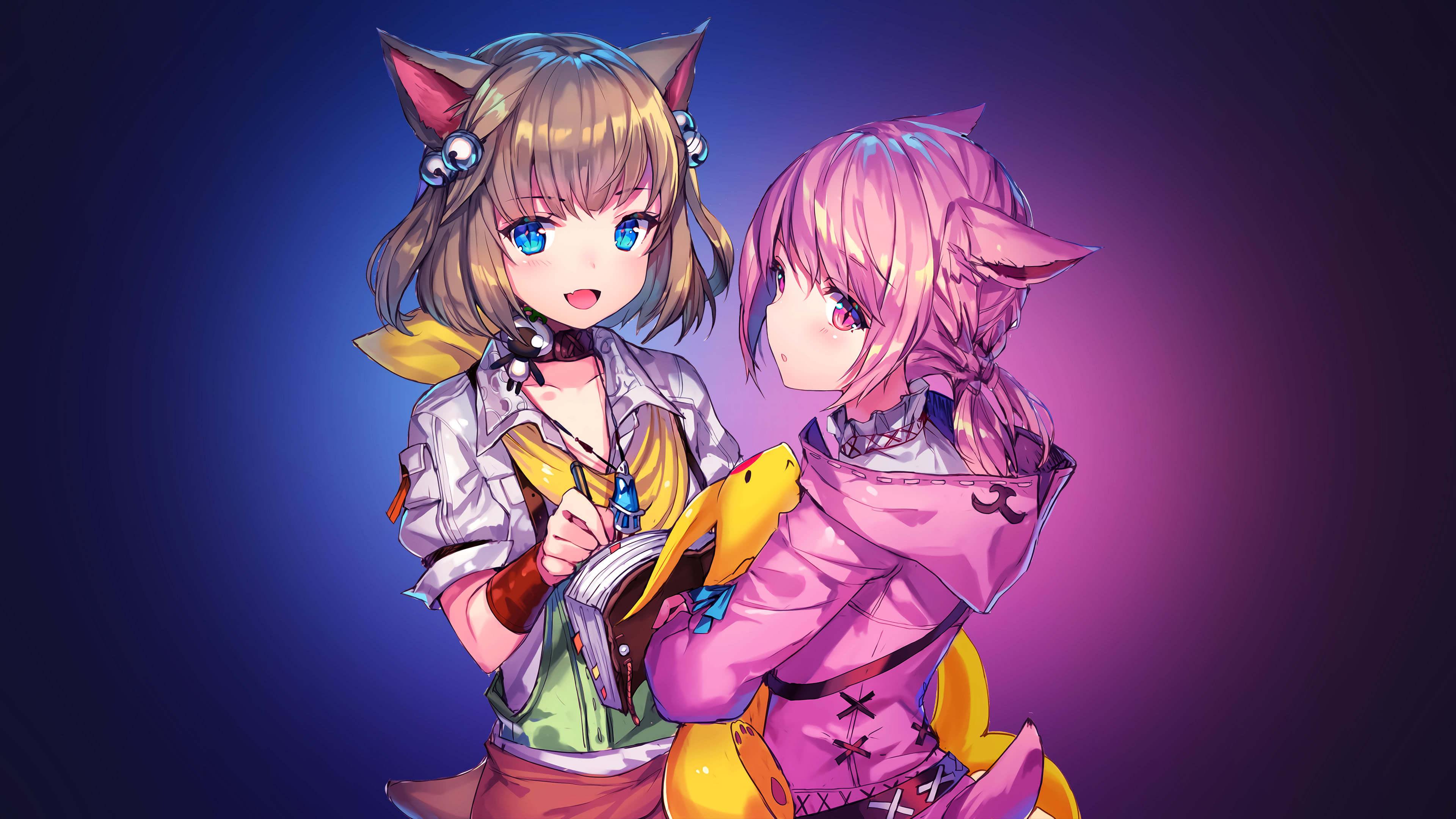 3840x2160 Final Fantasy 14 Anime UHD 4K Wallpaper