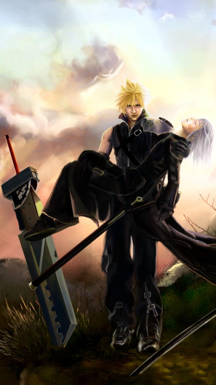 720x1280 Anime Final Fantasy VII: Advent Children Phone Wallpaper