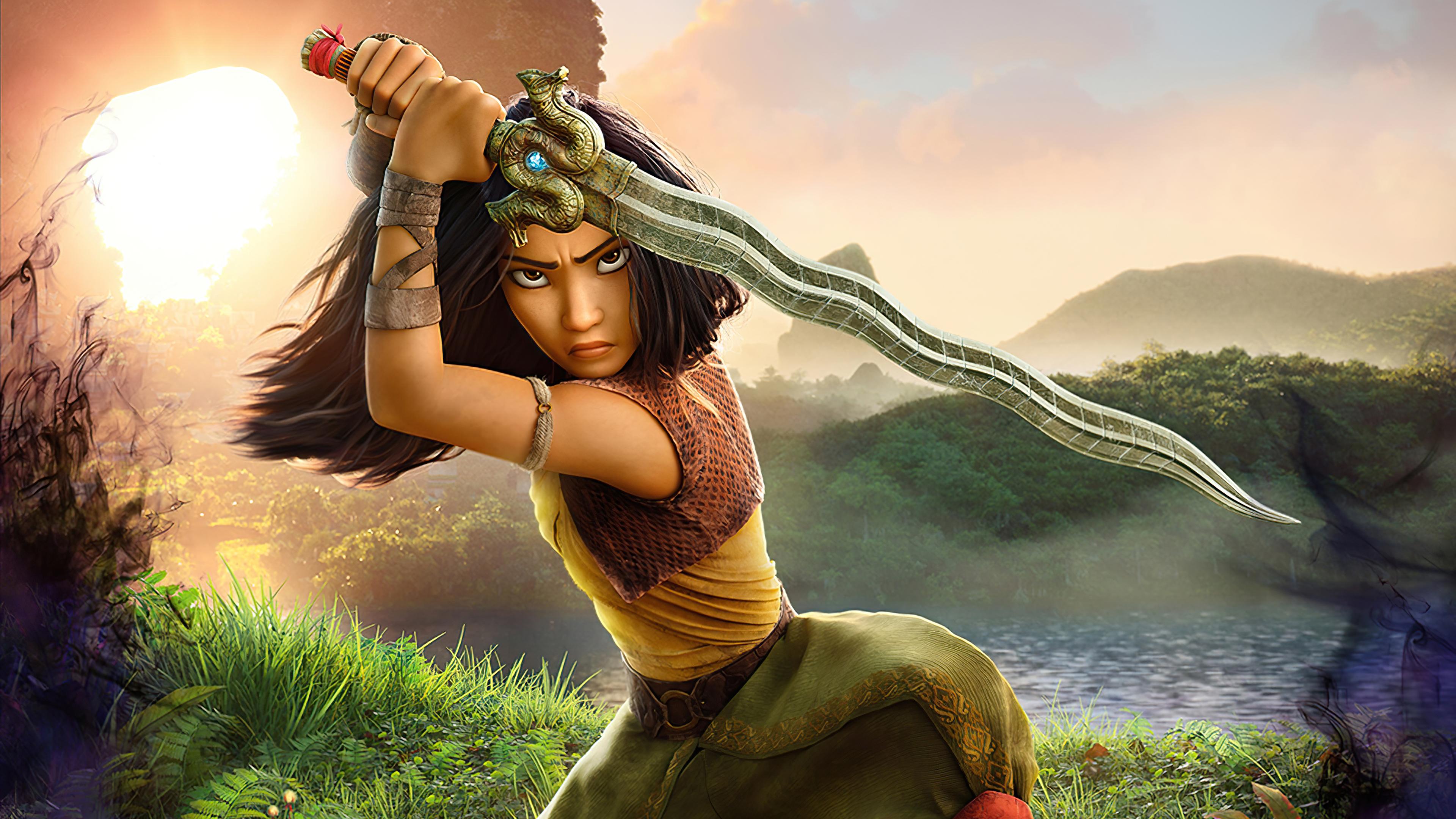 3840x2160 Wallpaper 4k Raya And The Last Dragon 2021 Movie 4k Wallpaper
