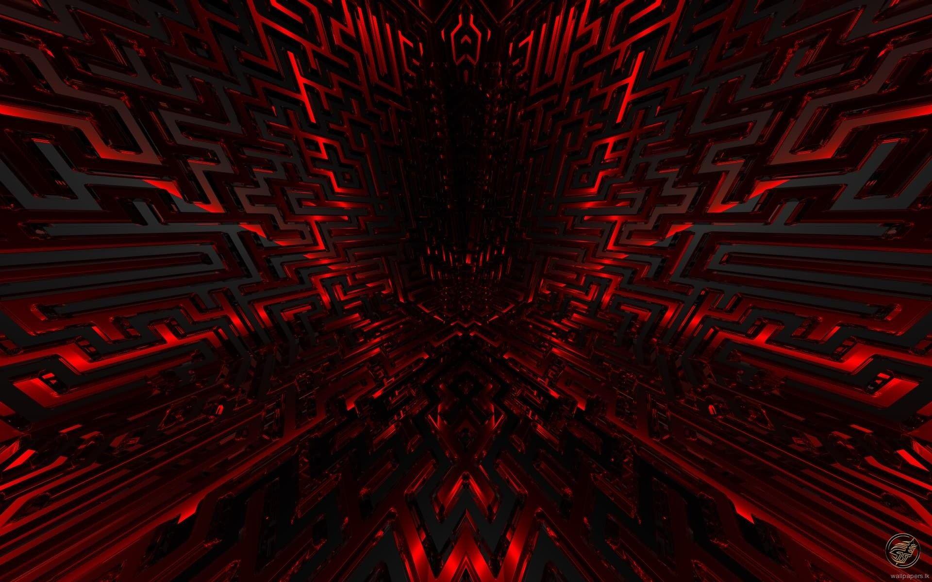 1920x1200 Red Black Wallpaper HD