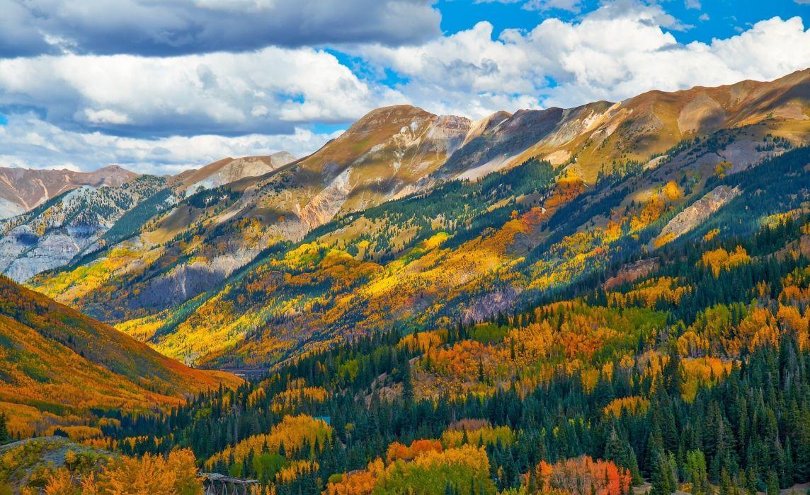 1144x700 Mountain forest forest colorado autumn usa wallpaperx1253