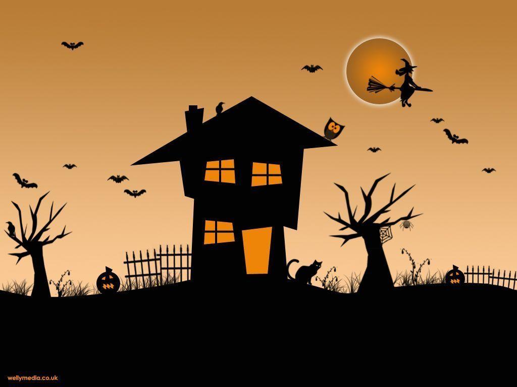 1024x768 Free Halloween Computer Wallpaper Background
