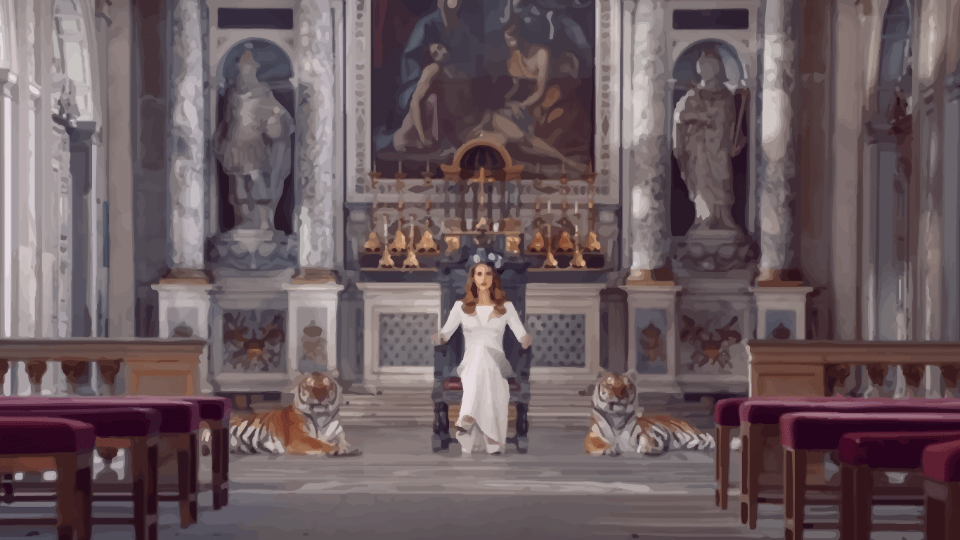 1366x768 Born To Die Desktop Wallpaper