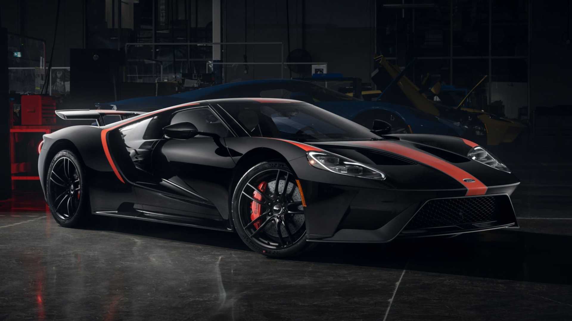 1920x1080 First 2021 Ford GT Studio Edition Is Black And Red All Over