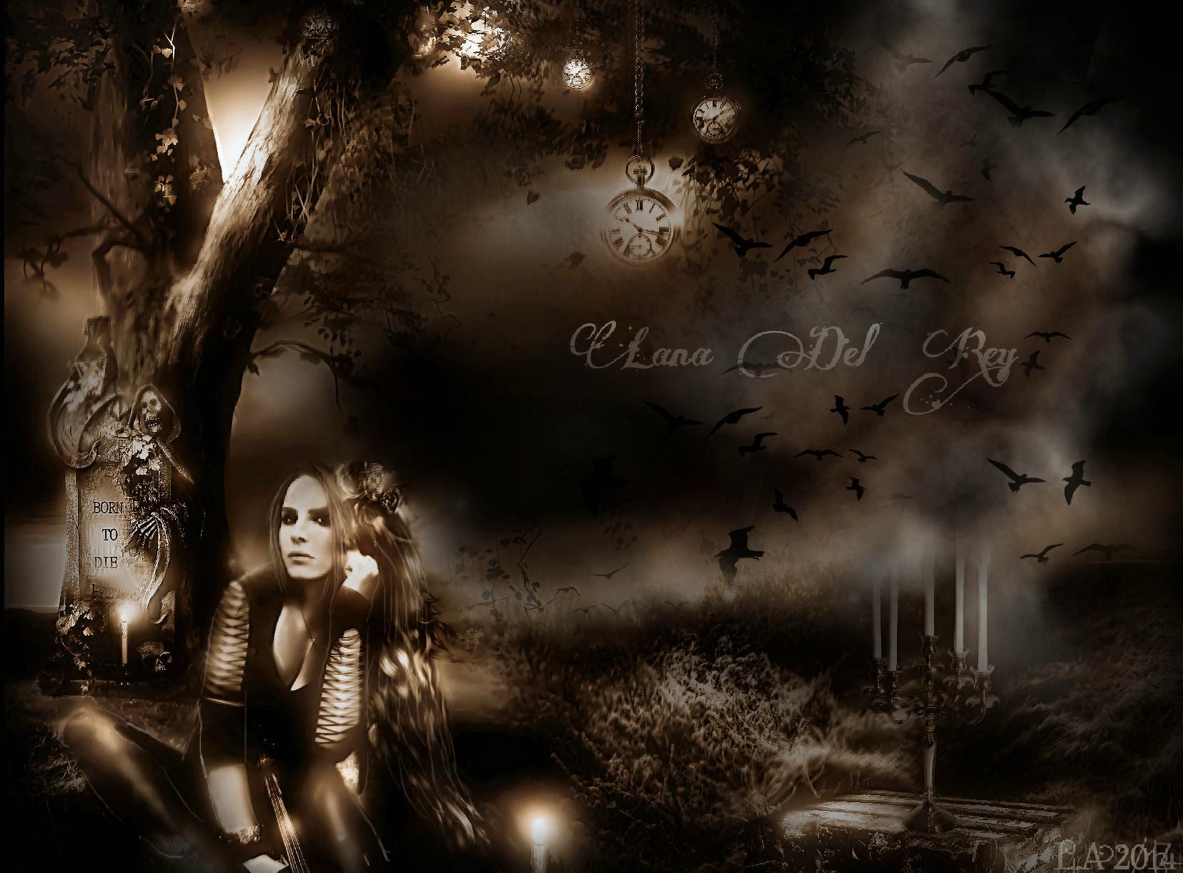 1655x1221 born to die (olde lana del rey editiion) Image
