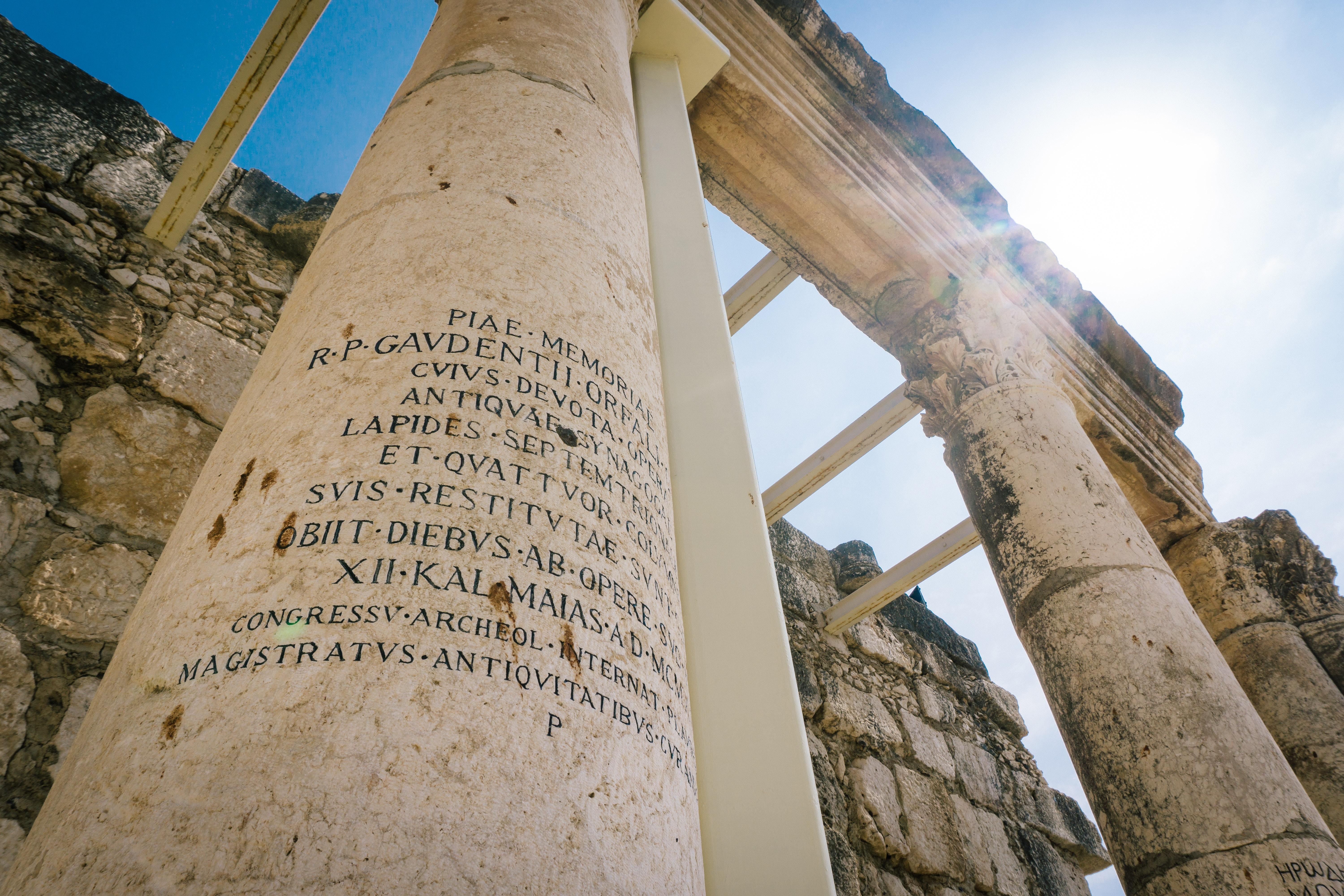6000x4000 greece temple of poseidon ancient athens temple ruin stone pillar wallpaper HD Wallpaper