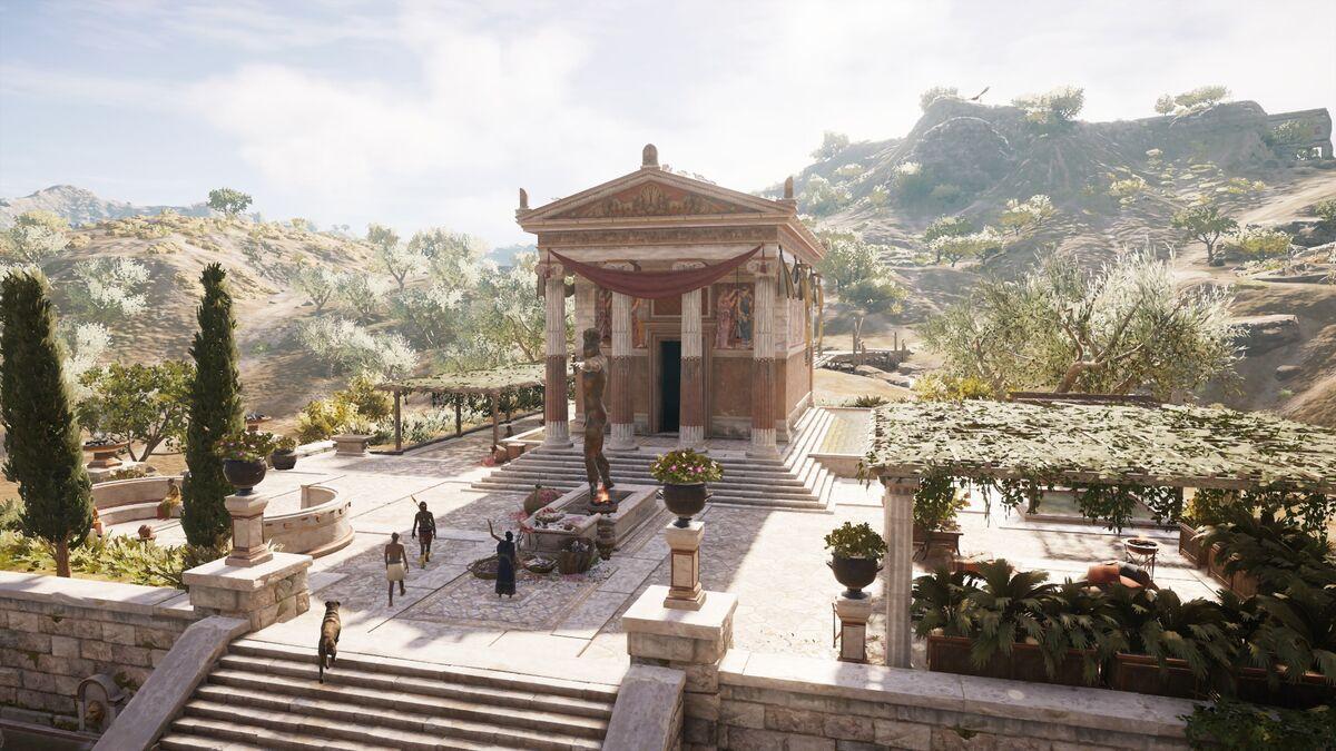 1200x675 Temple of Poseidon, Messara. Assassin's Creed