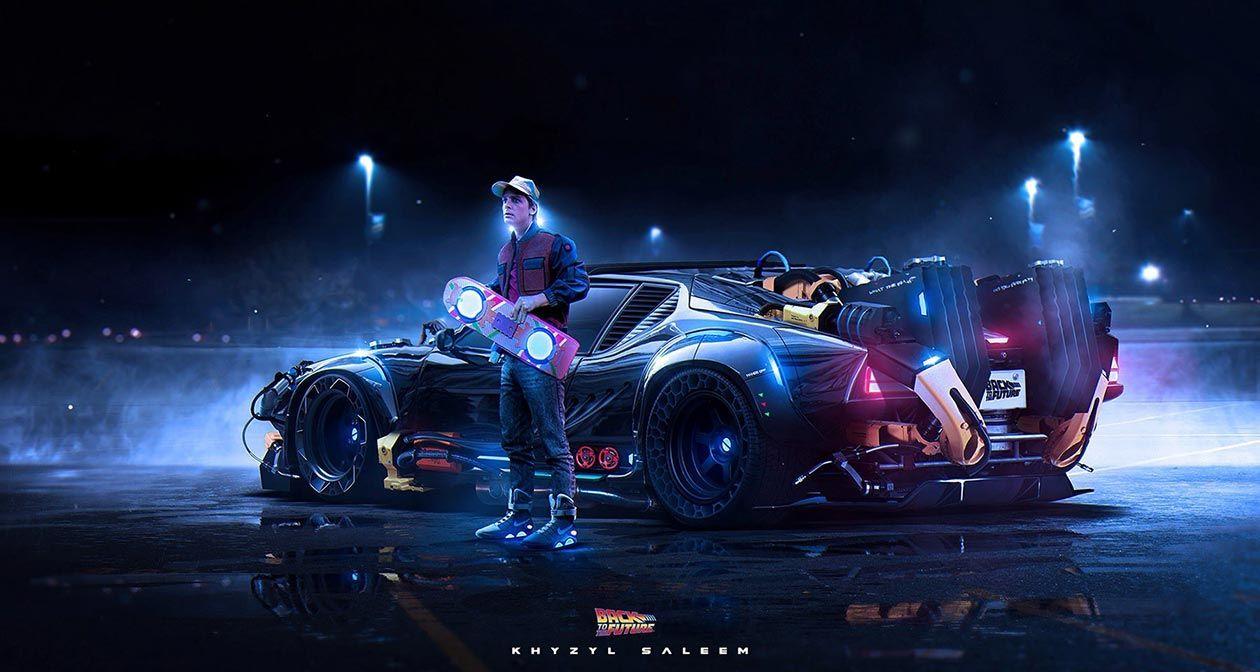 1260x672 ⚡[Back to the Future] Marty⚡ Wallpaper Engine. Download