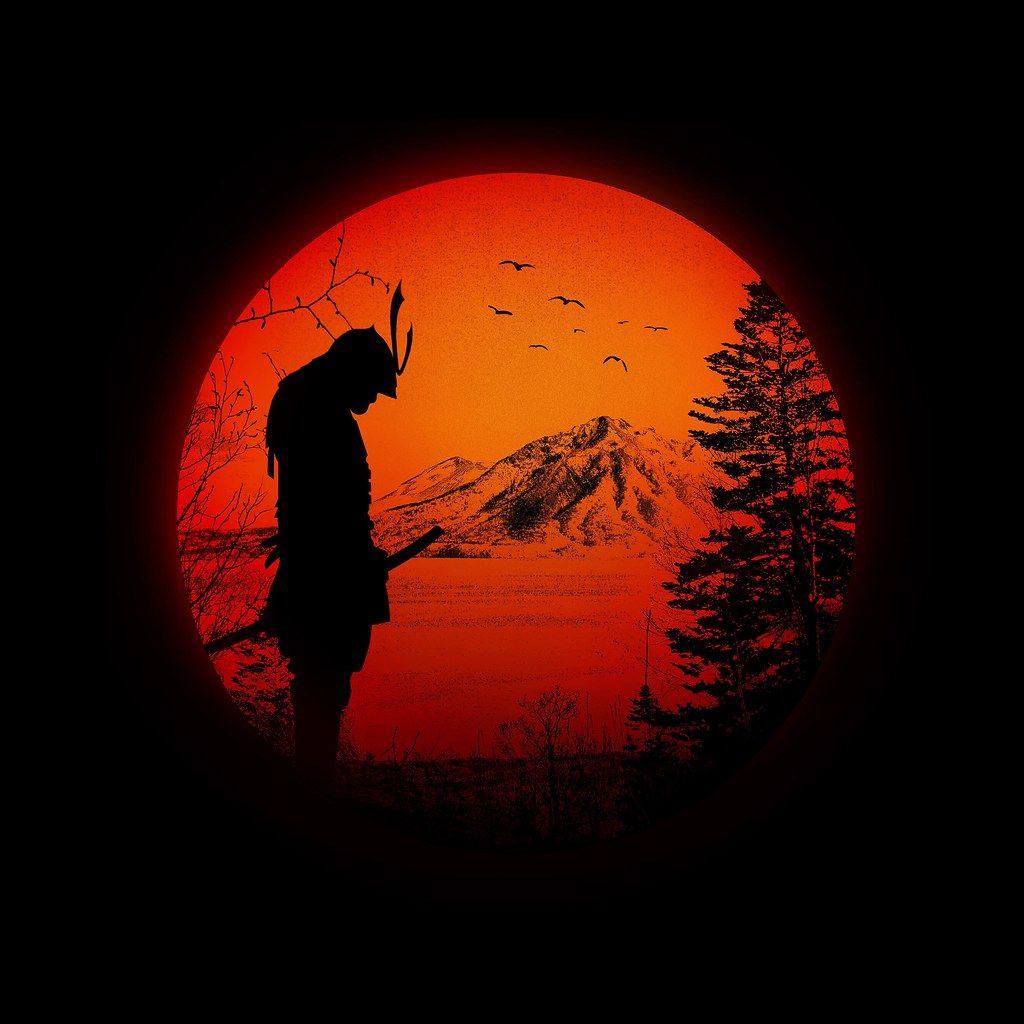 1024x1024 Japan Samurai Wallpaper