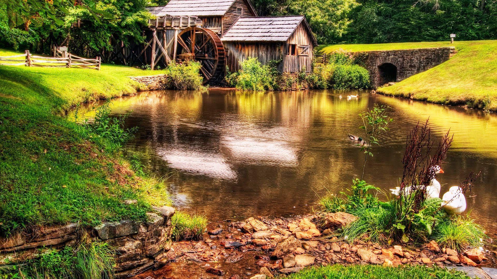 1920x1080 Beautiful Farm Wallpaper