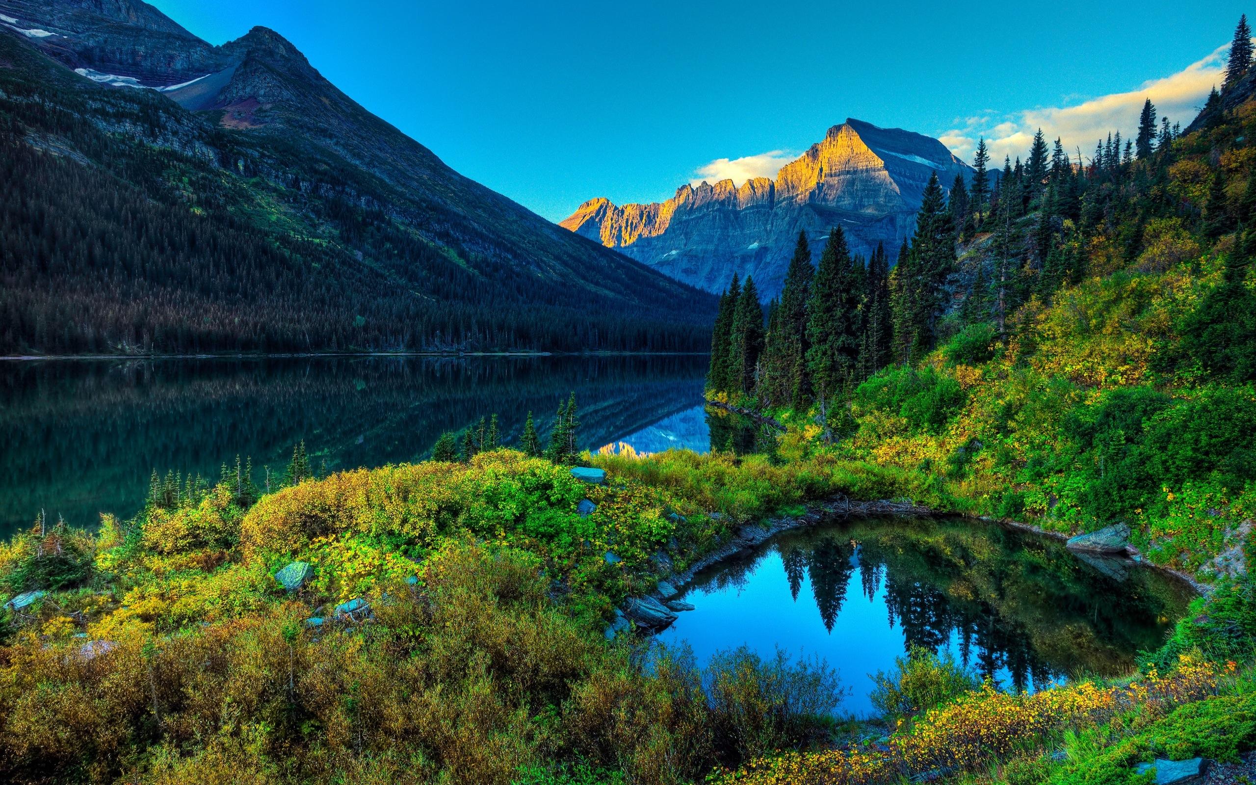2560x1600 Free download Lake Mountain Scenery Wallpaper HD Wallpaper [2560x1600] for your Desktop, Mobile & Tablet. Explore Lake Scenes Wallpaper for Computer. Farm Scene Wallpaper for Computer, Fall Scenes for