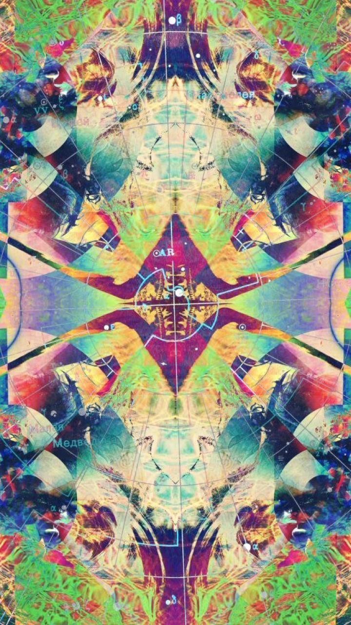 720x1280 Russians Abstract Multicolor Psychedelic Trippy 848236