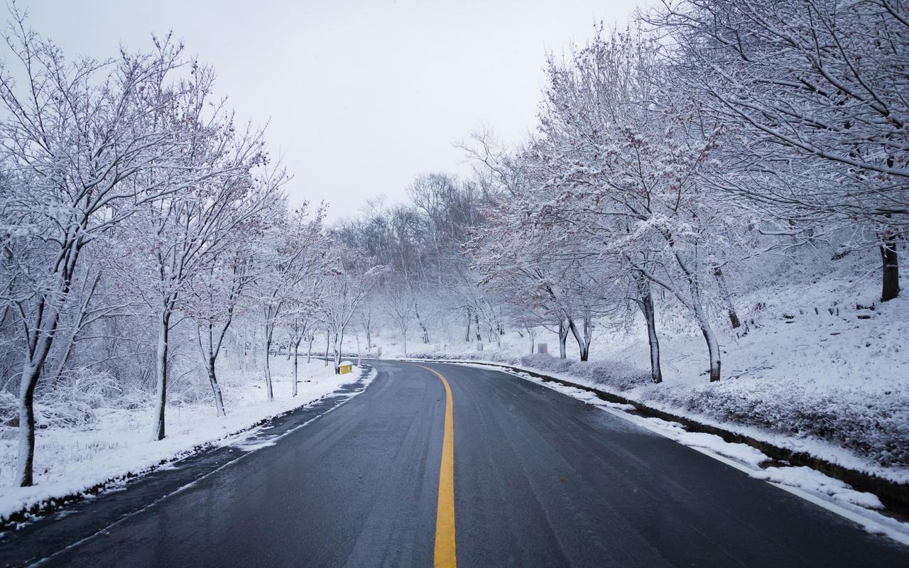 1280x800 Snow Road Winter Ice Scenery 5k 720P HD 4k Wallpaper, Image, Background, Photo and Picture