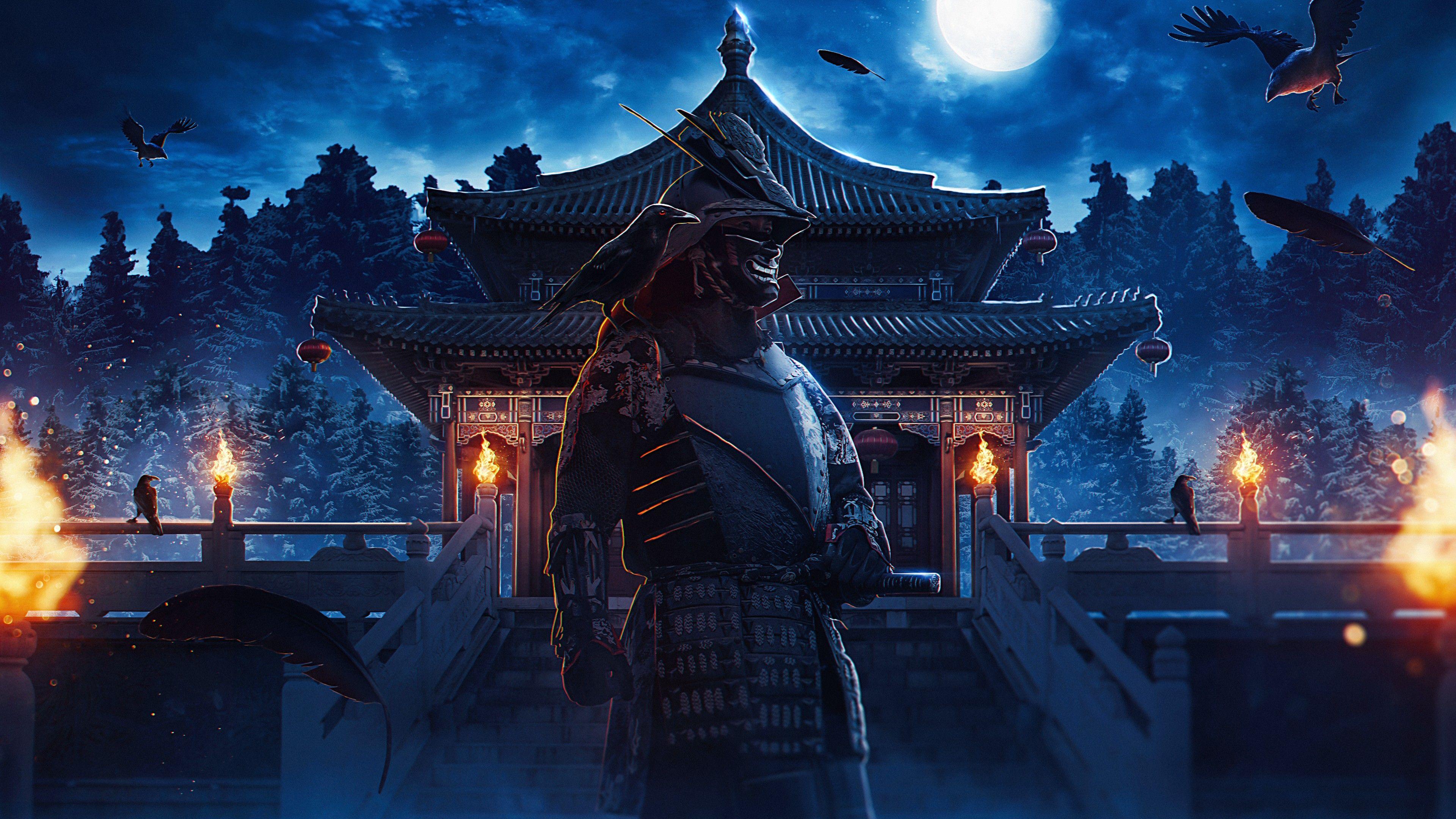 3840x2160 Samurai 4k PC Wallpaper