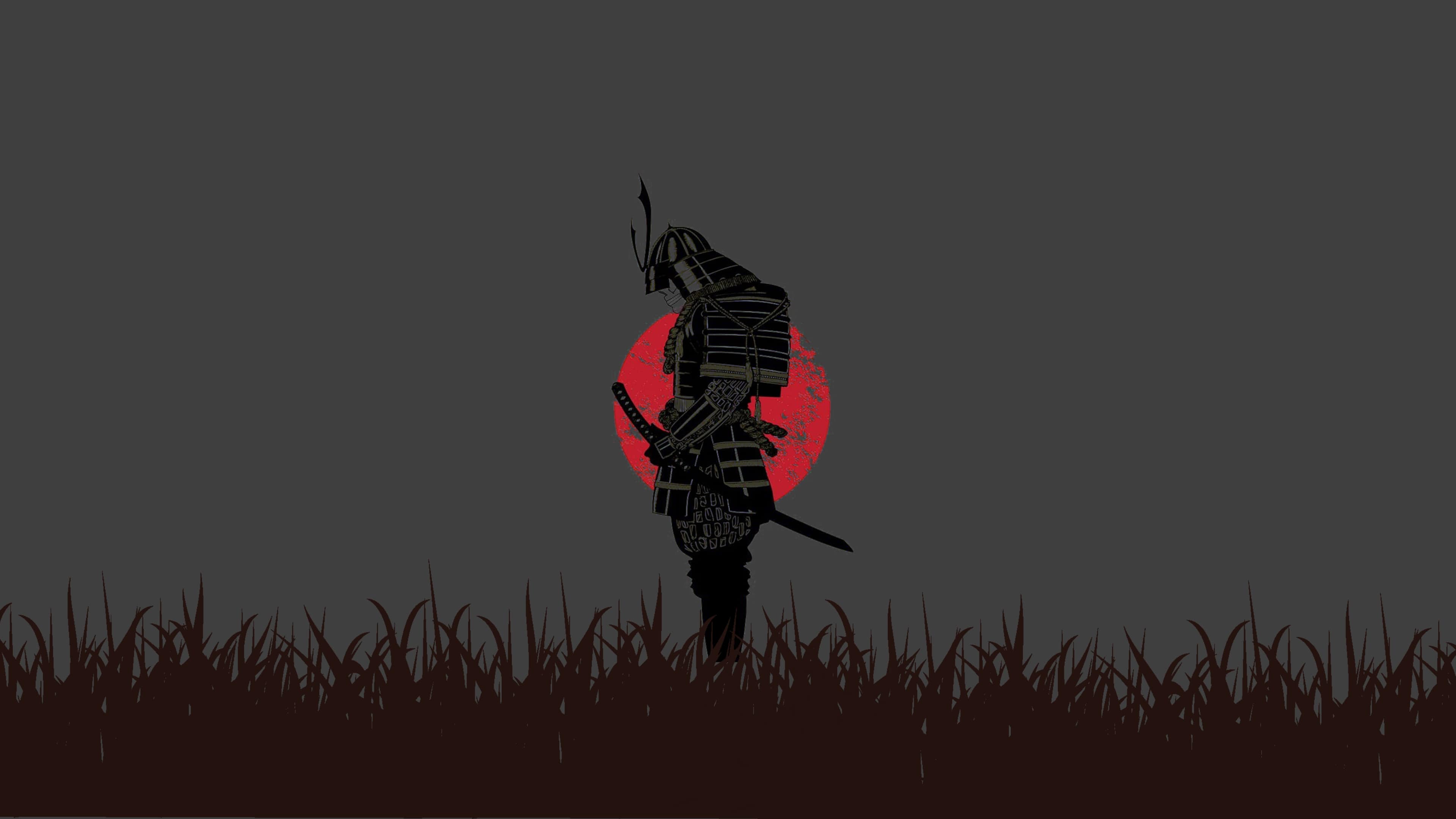 3840x2160 4K Samurai Wallpaper Free HD Wallpaper