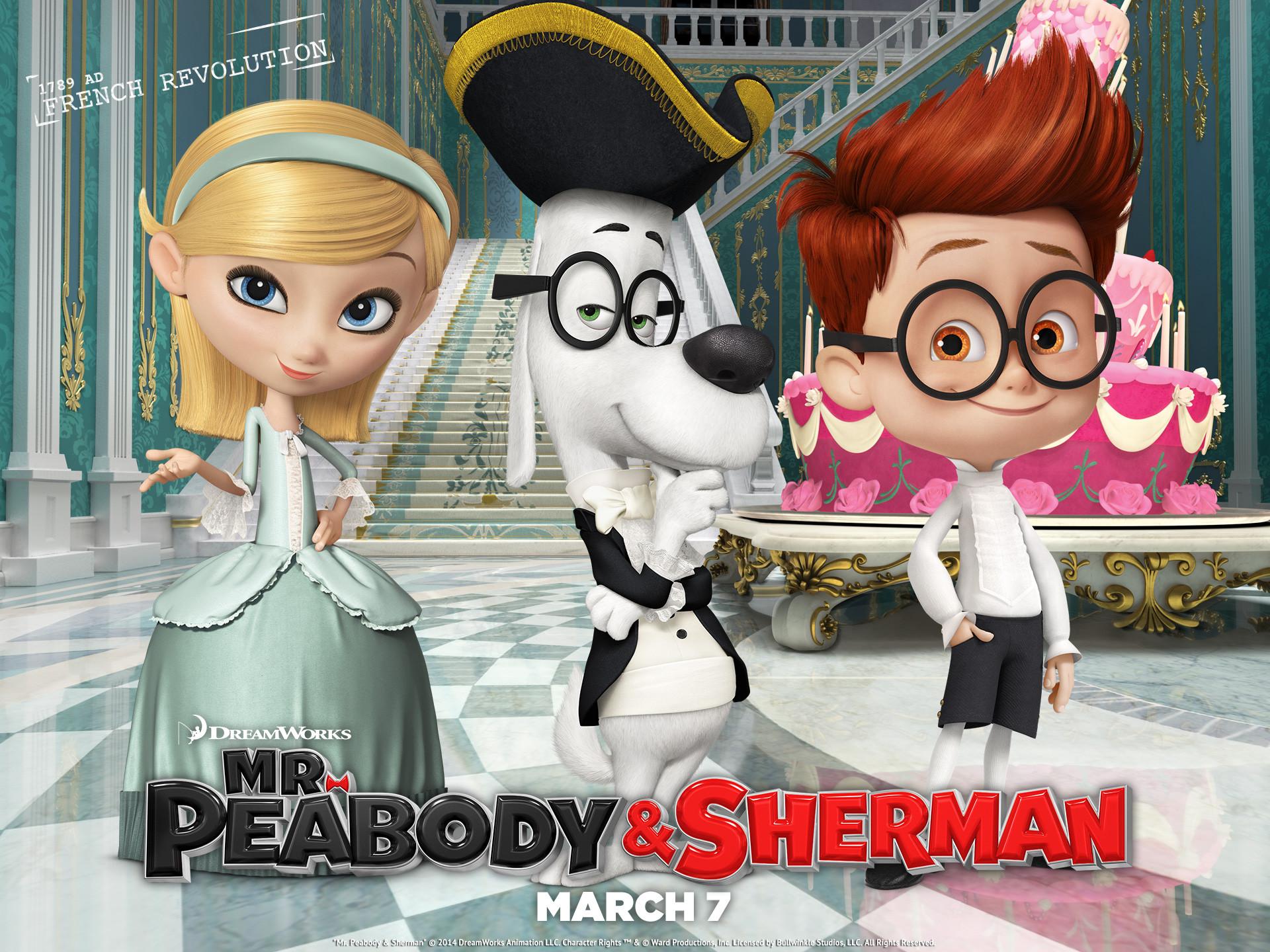 1920x1440 Mr. Peabody and Sherman in France Desktop Wallpaper