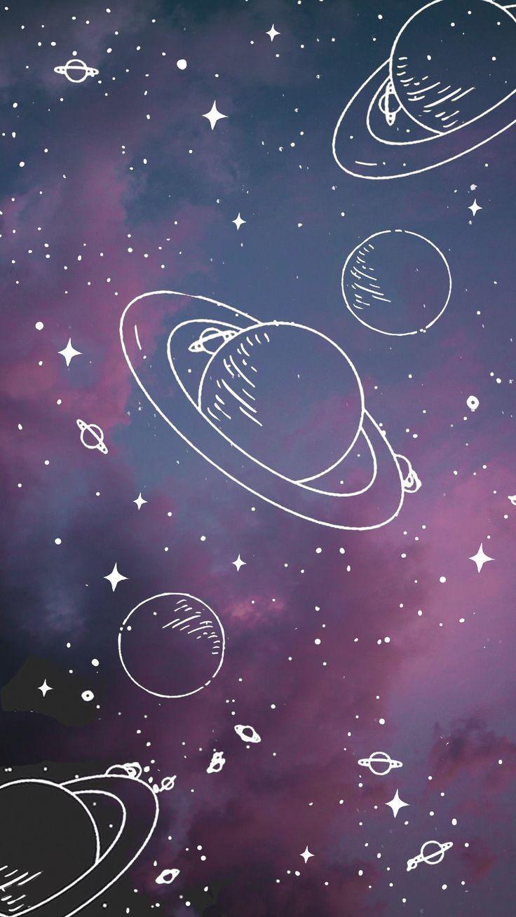 736x1308 Best Space Doodles ideas. space doodles, cute wallpaper, galaxy wallpaper