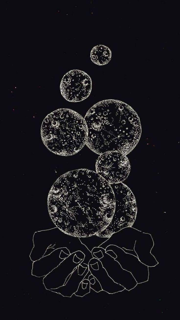 736x1308 Wallpaper. Black phone wallpaper, Dark wallpaper, Aesthetic space