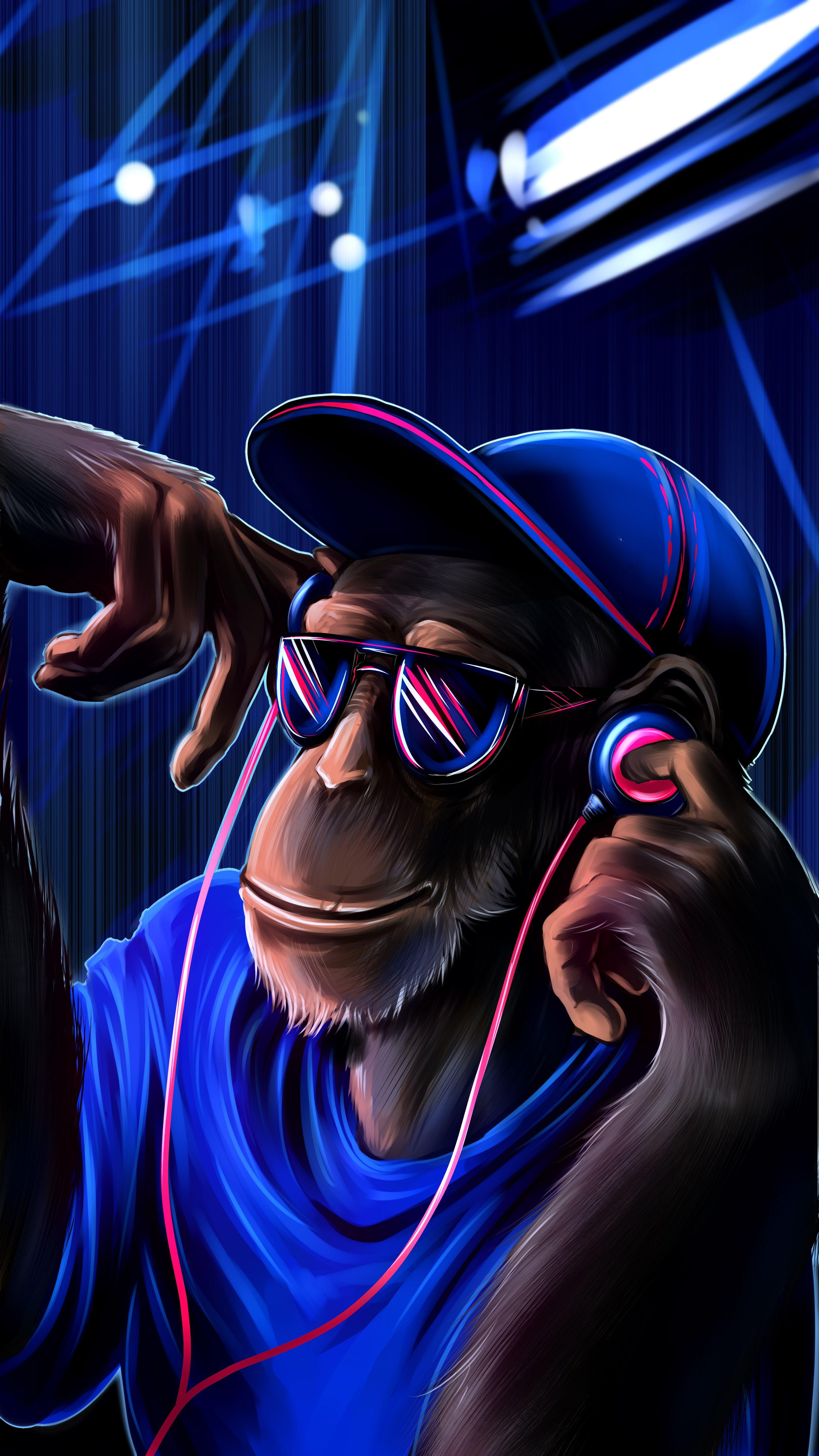 3240x5760 Apple. iPhones. chilling monkey. wallpaper. Crazy wallpaper, Monkey wallpaper, Graffiti wallpaper iphone
