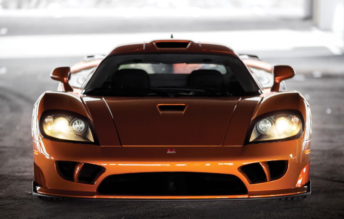 1332x850 Wallpaper lights, Saleen, supercar, front view, Twin Turbo, Saleen S7 image for desktop, section суперкары