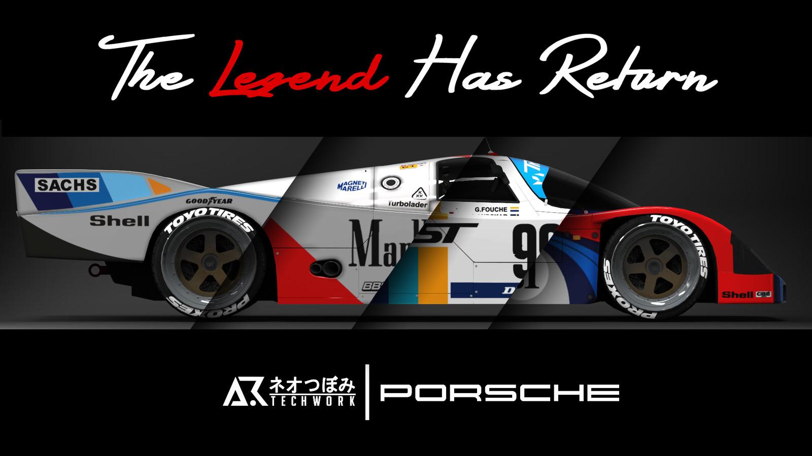 1600x900 Le Mans Legend Of Livery Replica Of Iconic Porsche 962C, Arif Rahman
