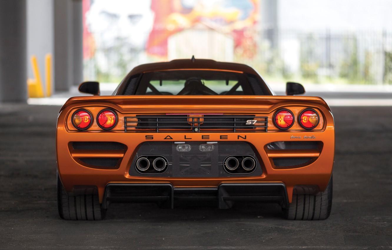 1332x850 Wallpaper Saleen, supercar, rear view, Twin Turbo, Saleen S7 image for desktop, section суперкары
