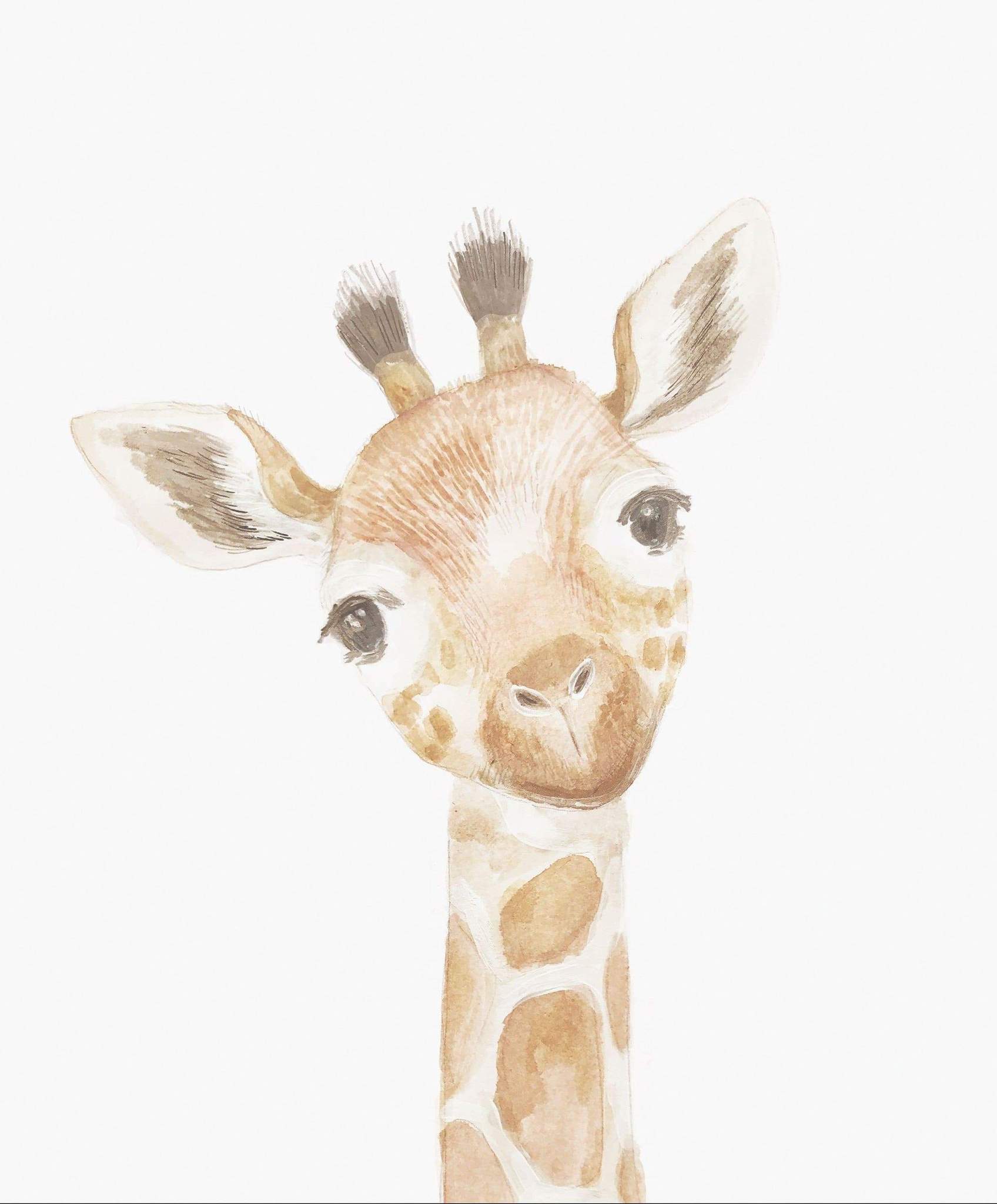 1696x2048 Welcome To The World Wall Art Giraffe