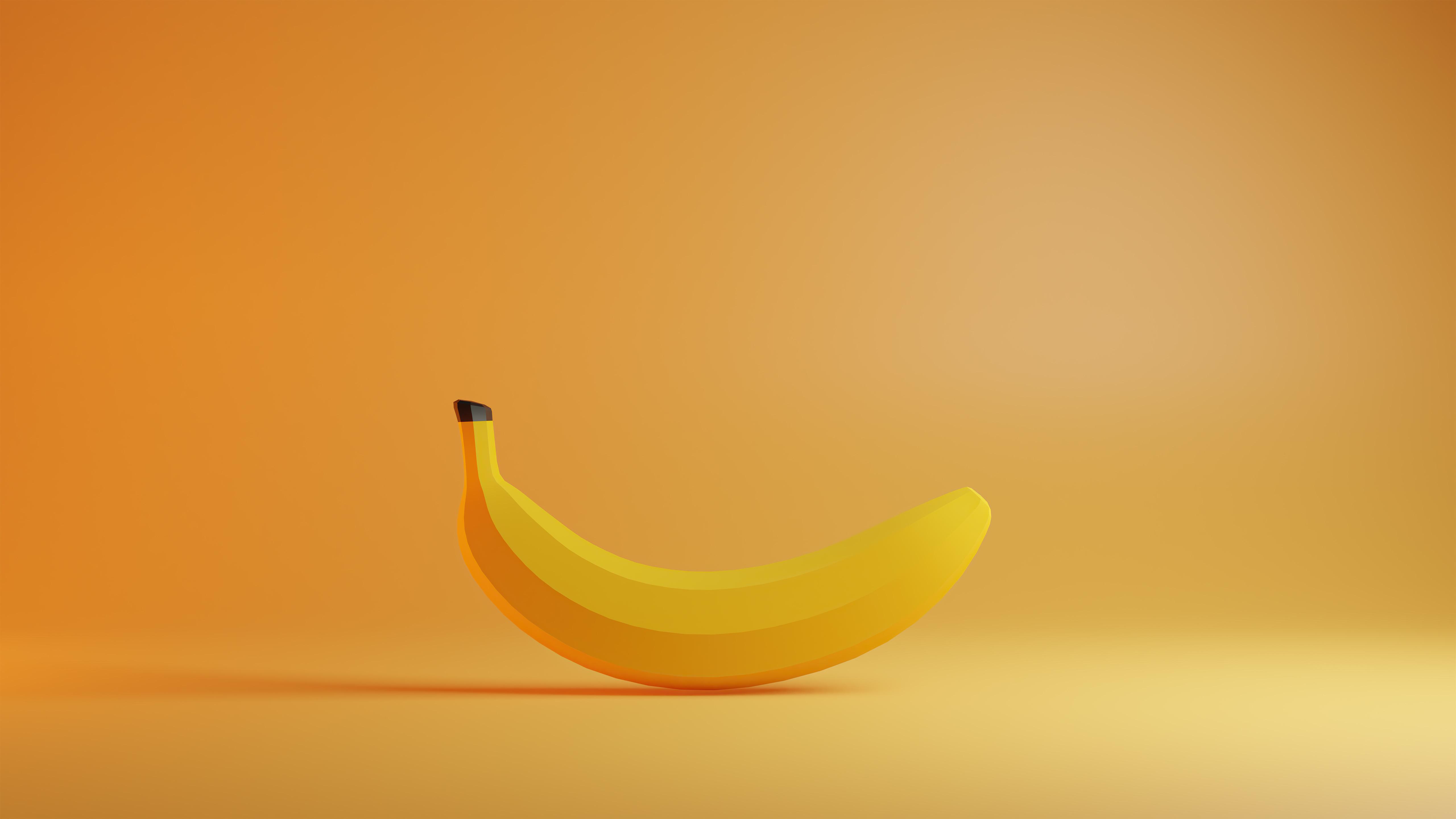 5120x2880 Banana Minimal 5k 2560x1600 Resolution HD 4k Wallpaper, Image, Background, Photo and Picture