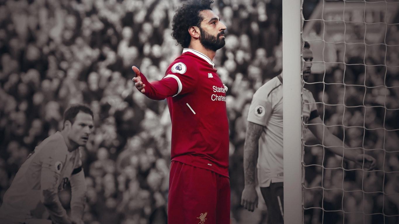 1366x768 Mohamed Salah wallpaper, men's red soccer jersey, Sports, Football • Wallpaper For You HD Wallpaper For Desktop & Mobile