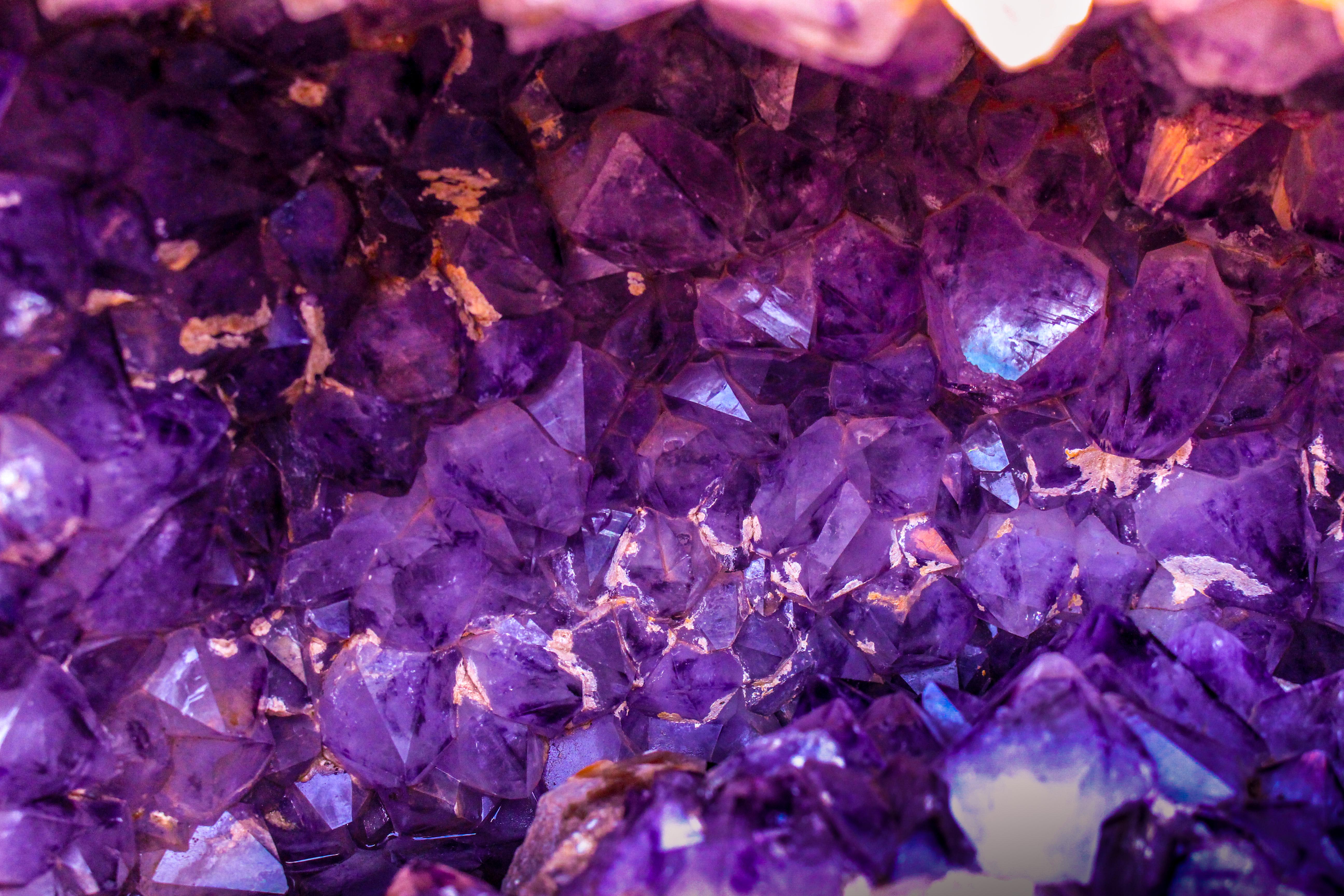 5184x3456 Closeup Photo of Purple Gemstones · Free