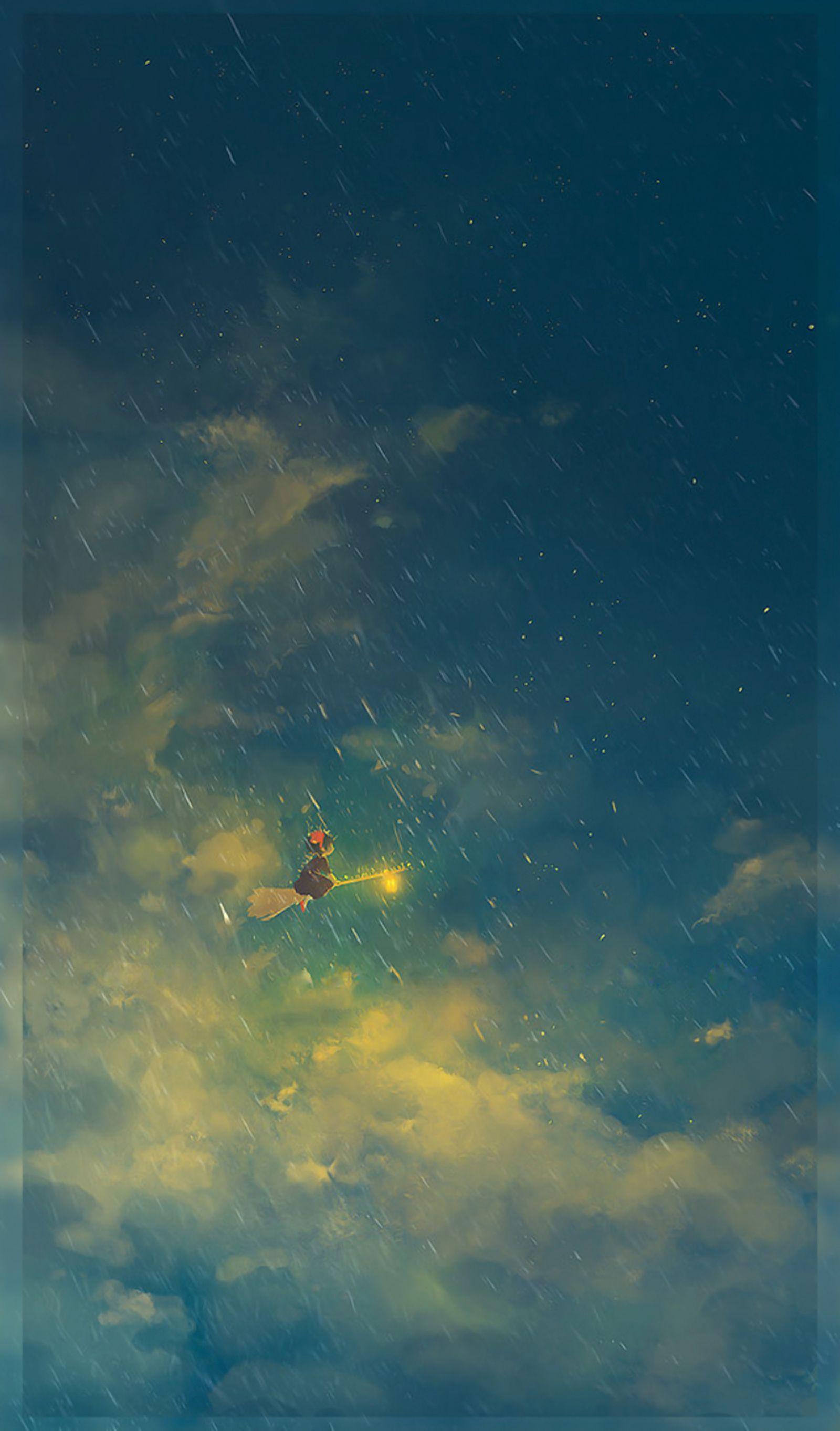 1600x2725 Aesthetic Ghibli Wallpaper Free HD Wallpaper