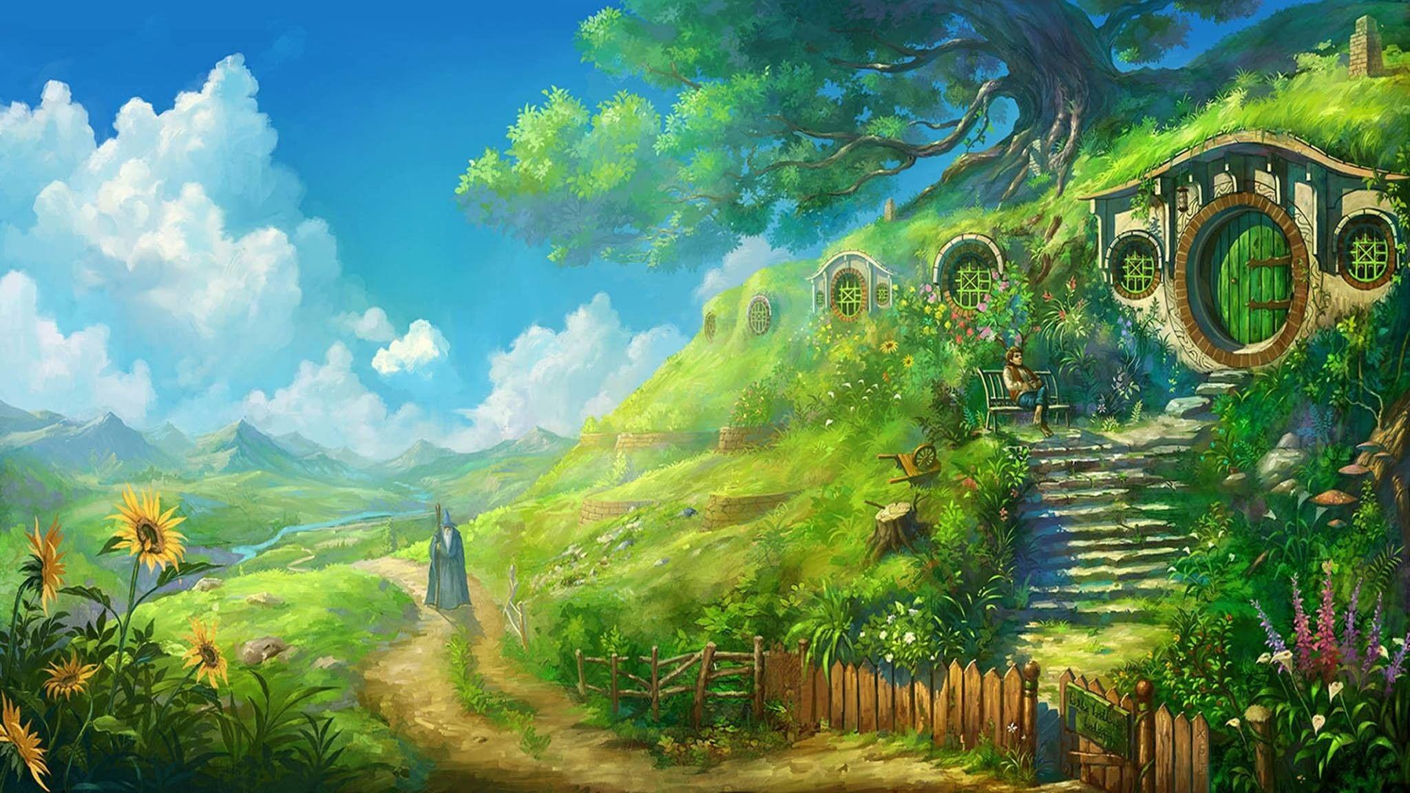Anime アニメ on Twitter  Ghibli artwork Ghibli Anime scenery wallpaper