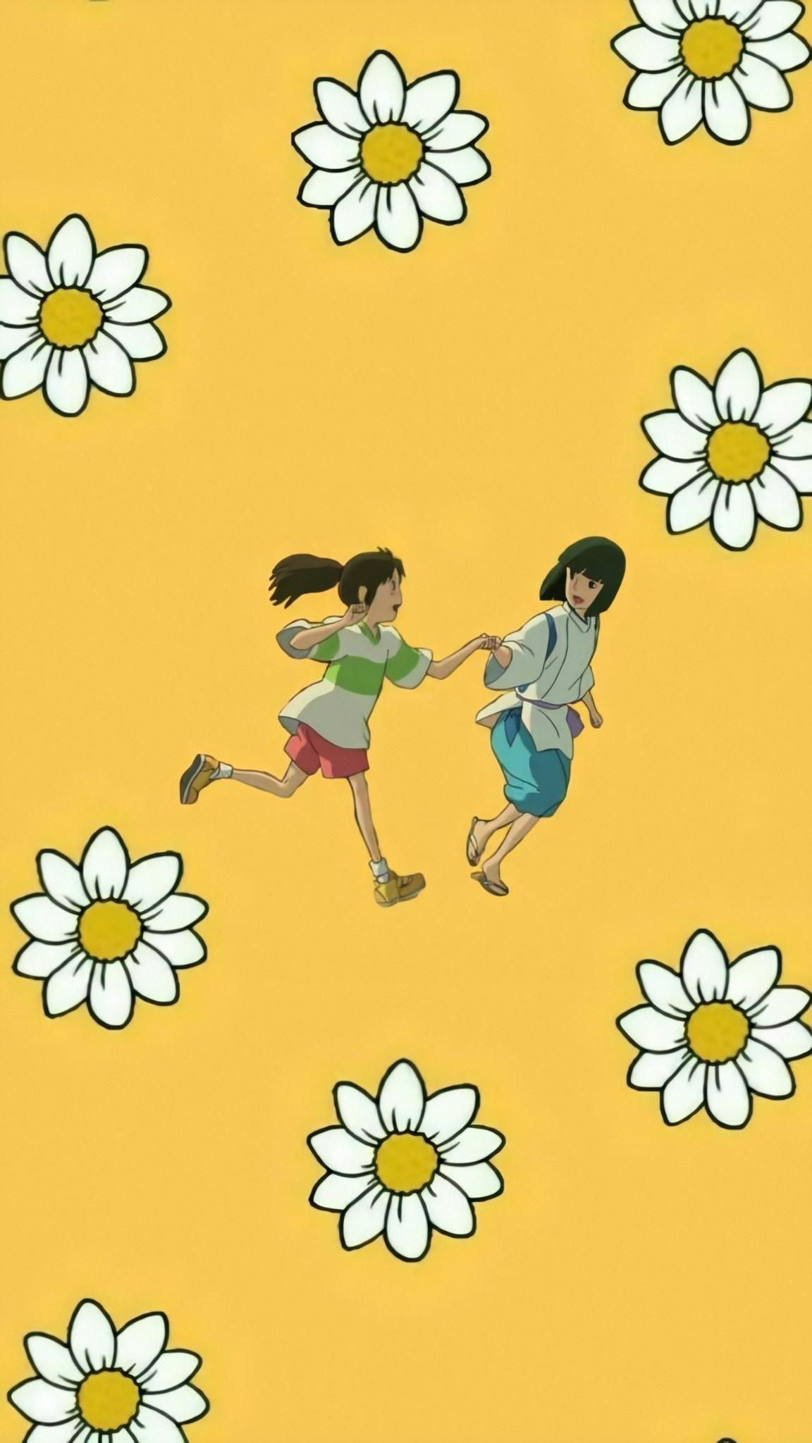 1152x2048 studio ghibli wallpaper