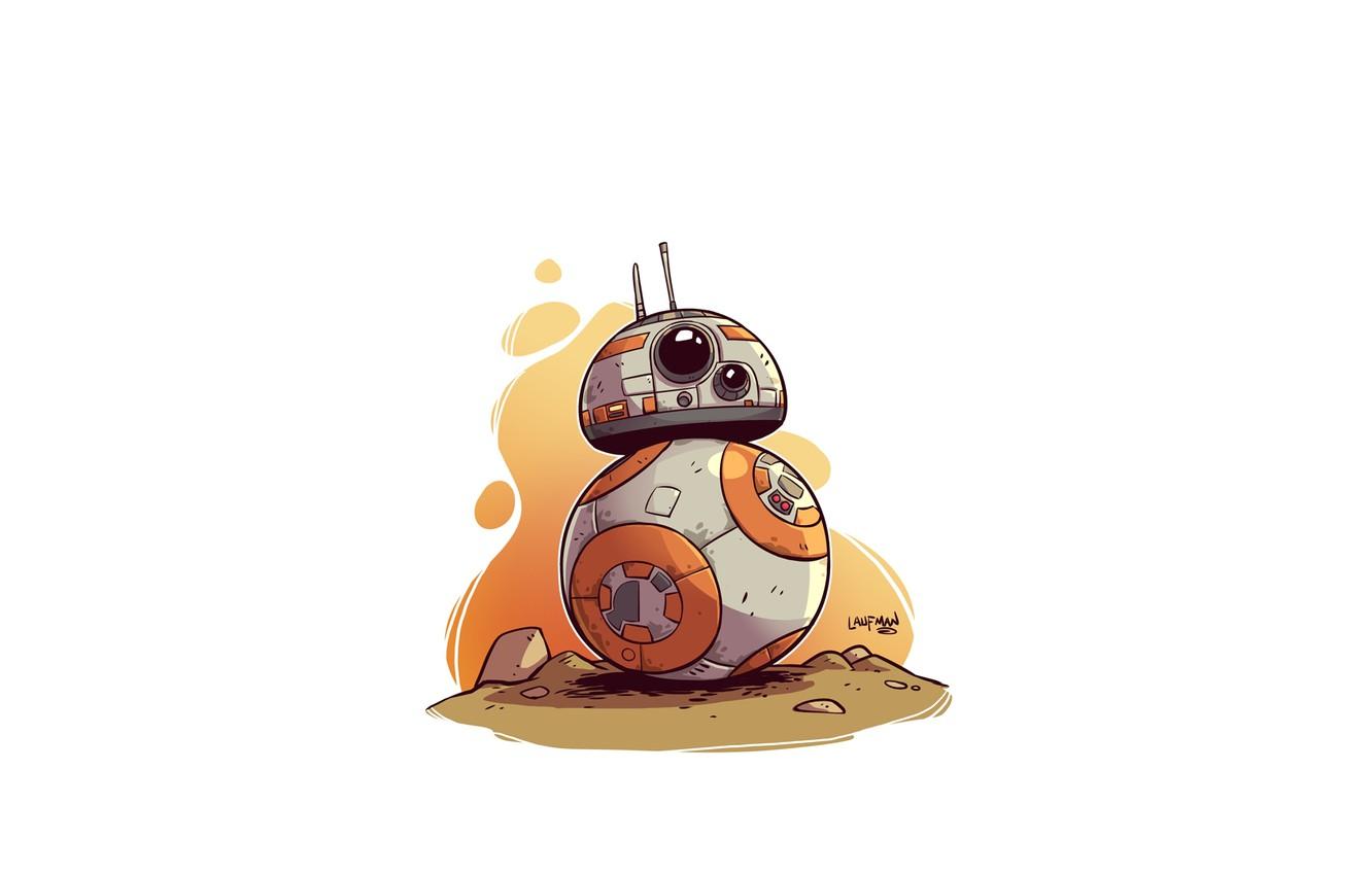 1332x850 Wallpaper Star wars, BB- Derek Laufman image for desktop, section минимализм
