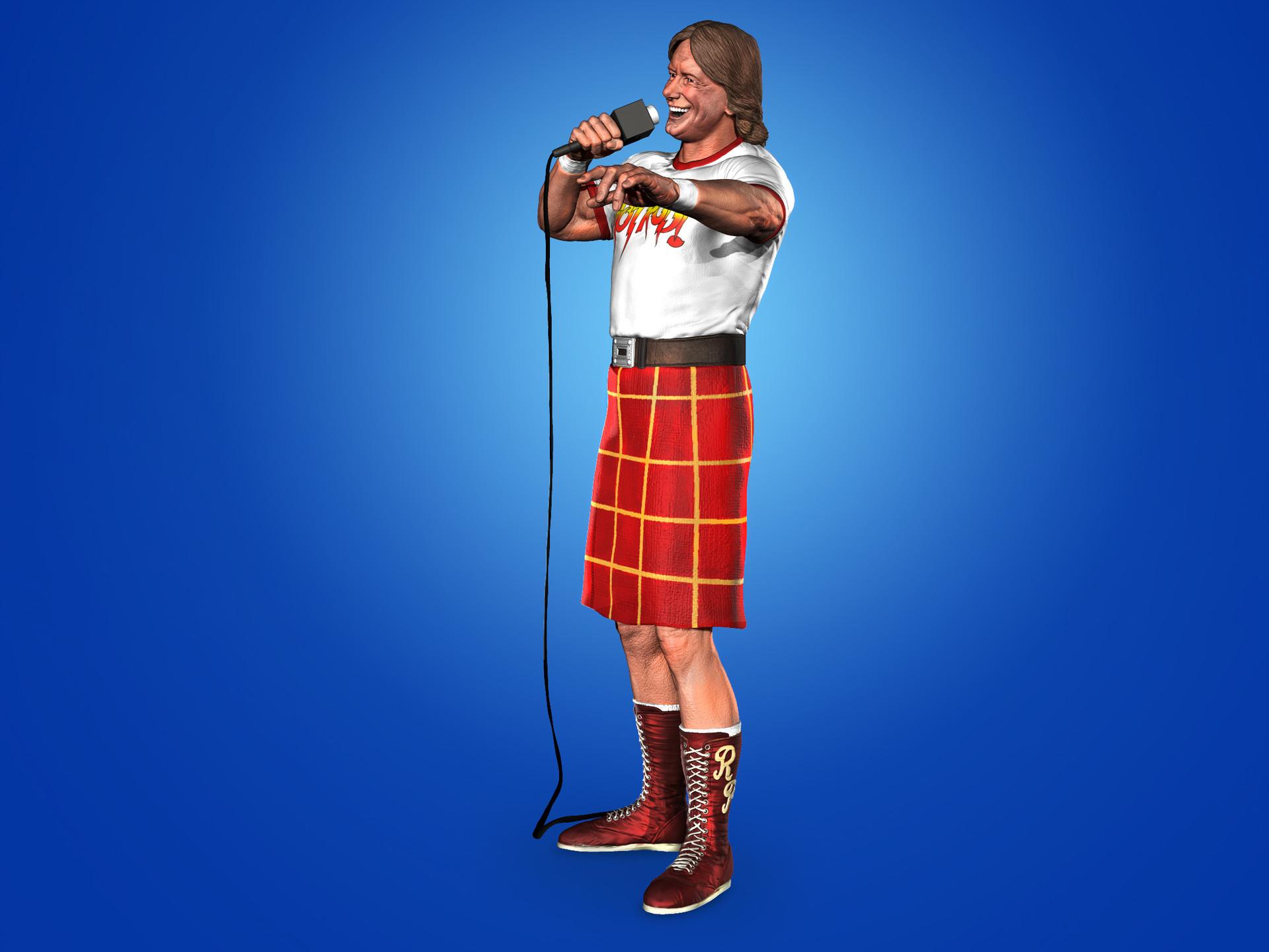 1920x1440 Roddy Piper - WWE Immortal Moments Statue, Tom Chouinard III