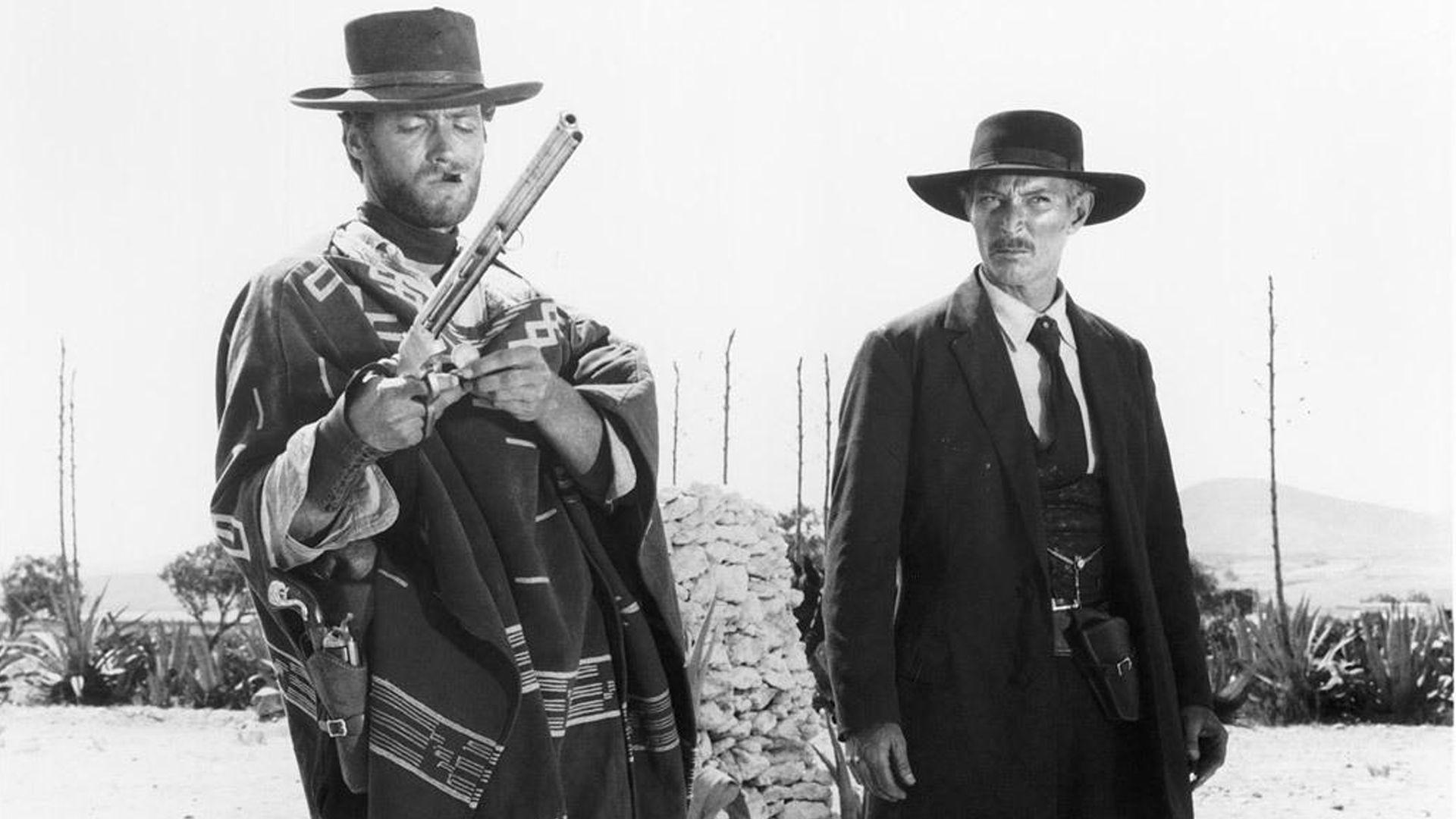 1920x1080 Lee Van Cleef / Clint Eastwood: Per Qualche Dollaro in più a Few Dollars More, Sergio Leone, 1965. Lee van cleef, Clint eastwood, Eastwood movies
